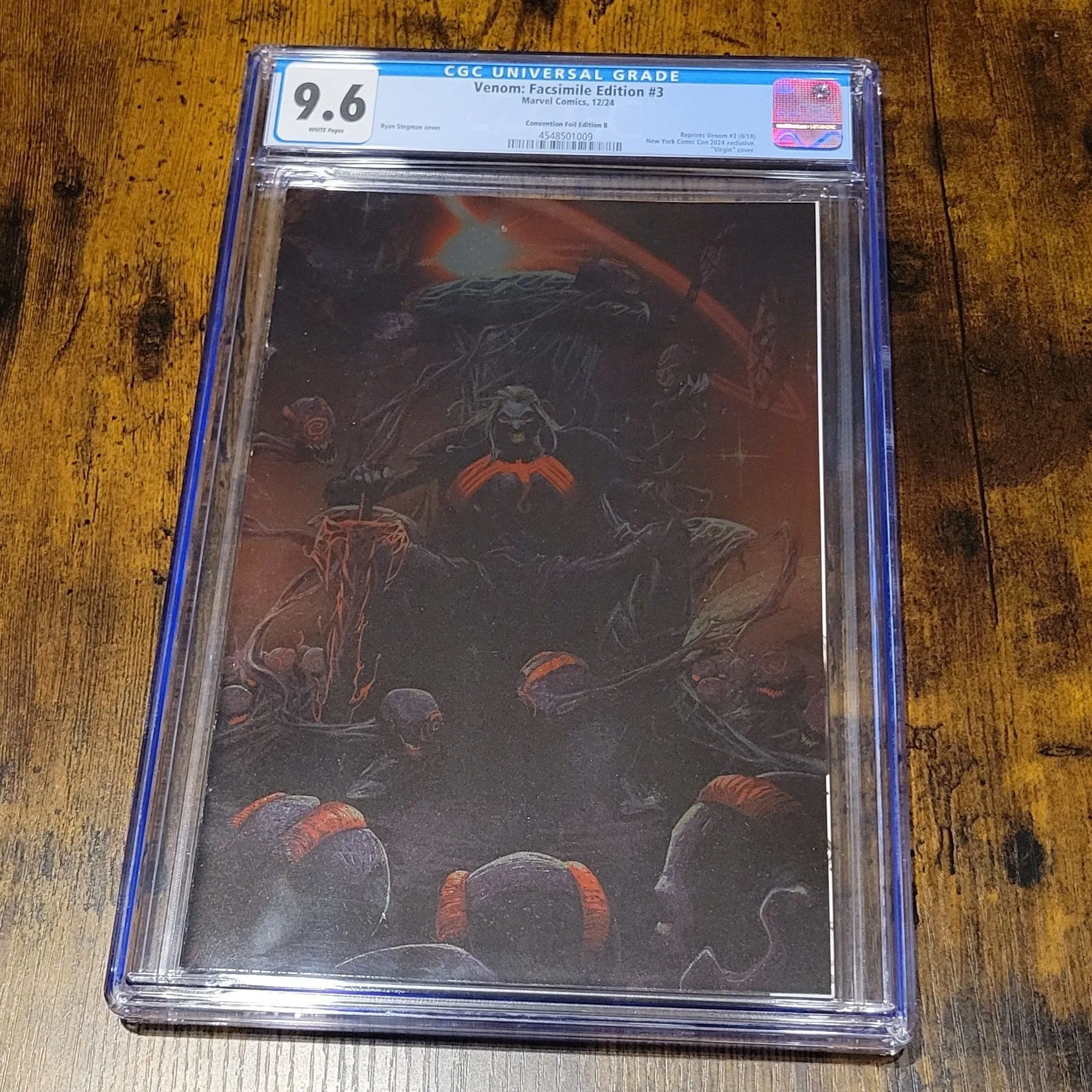 Product image for Venom #3 Facsimile Foil CGC 9.6! NYCC Exclusive!