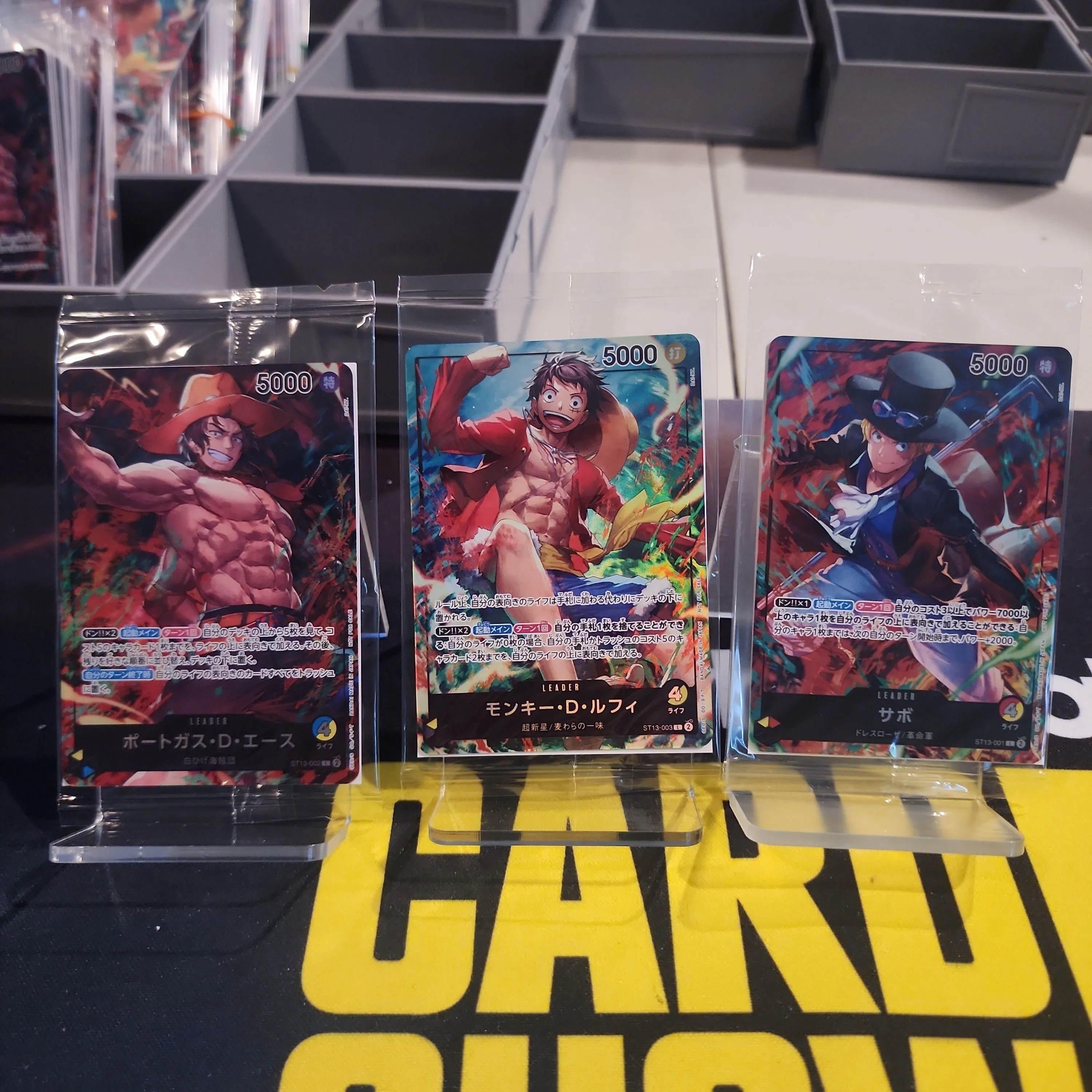 Product image for One Piece Seven Eleven Promo Card set Sealed Luffy sabo ace Japanese