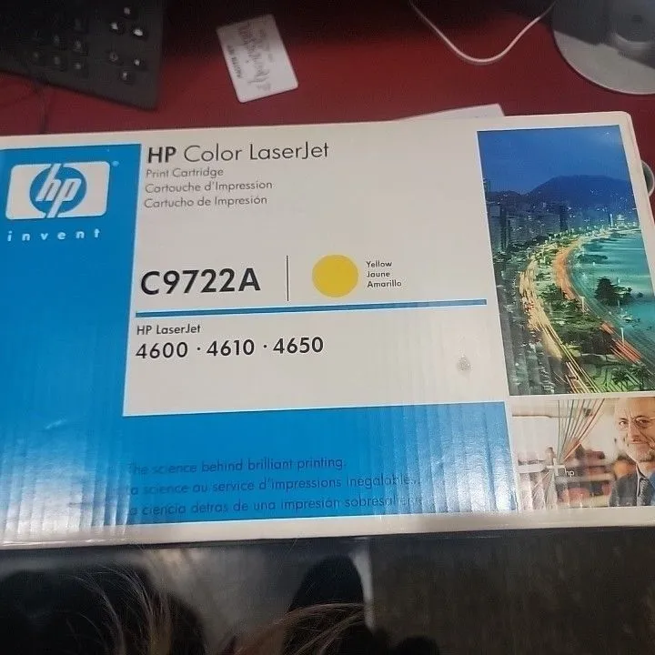 Product image for  HP Color Laser Jet Toner Cartridges  C9722A  Yellow