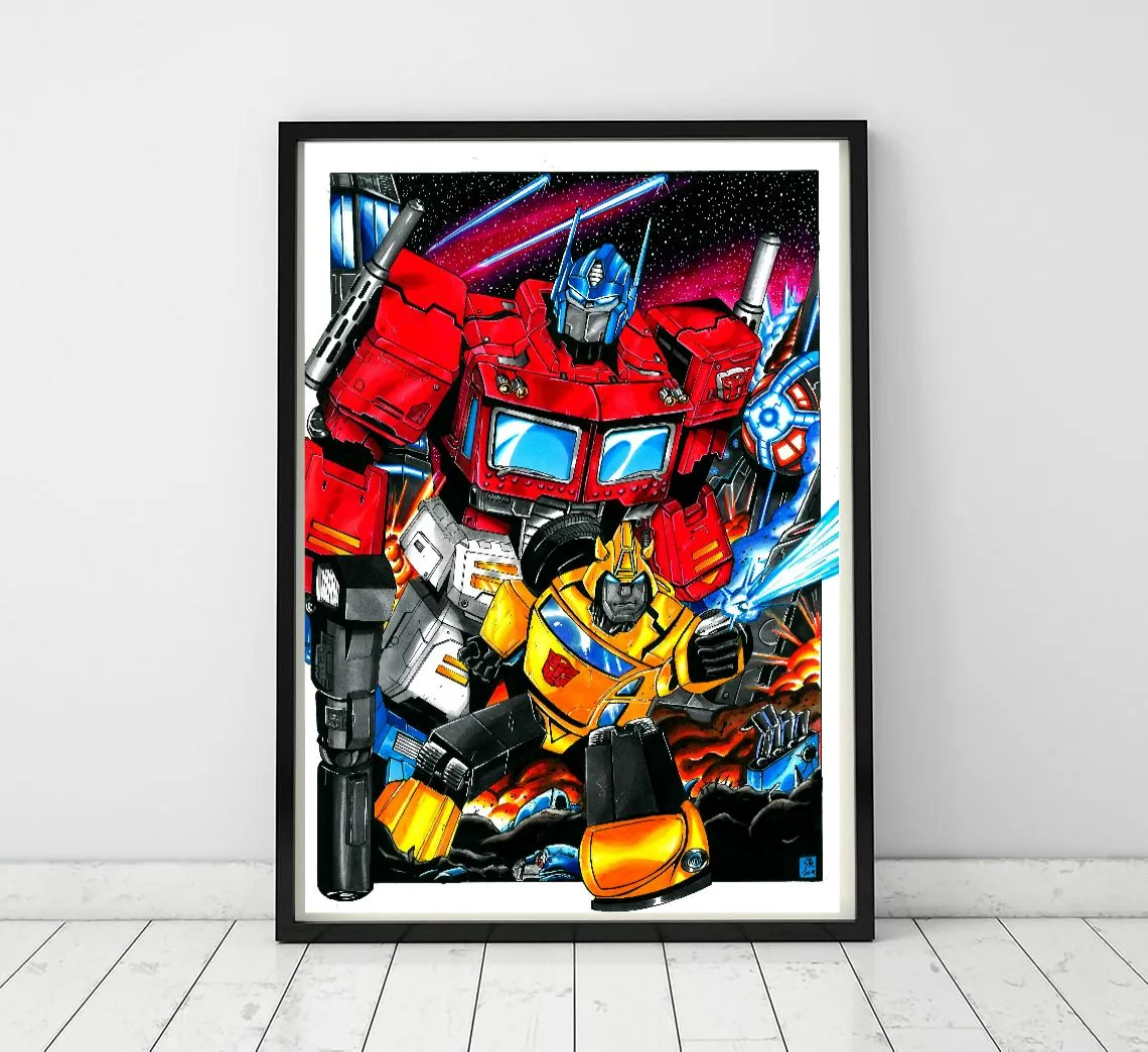 Product image for Transformers A4 Print - Art by Sam Rogers - Limited Edition Print 