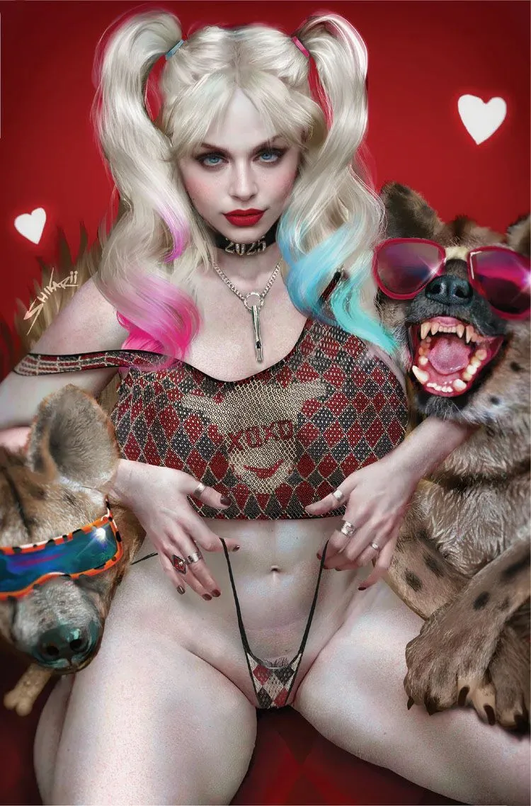 Product image for Miss Meow #7 Shikarii Harley Quinn "Doggies" Whatnot Virgin Cover