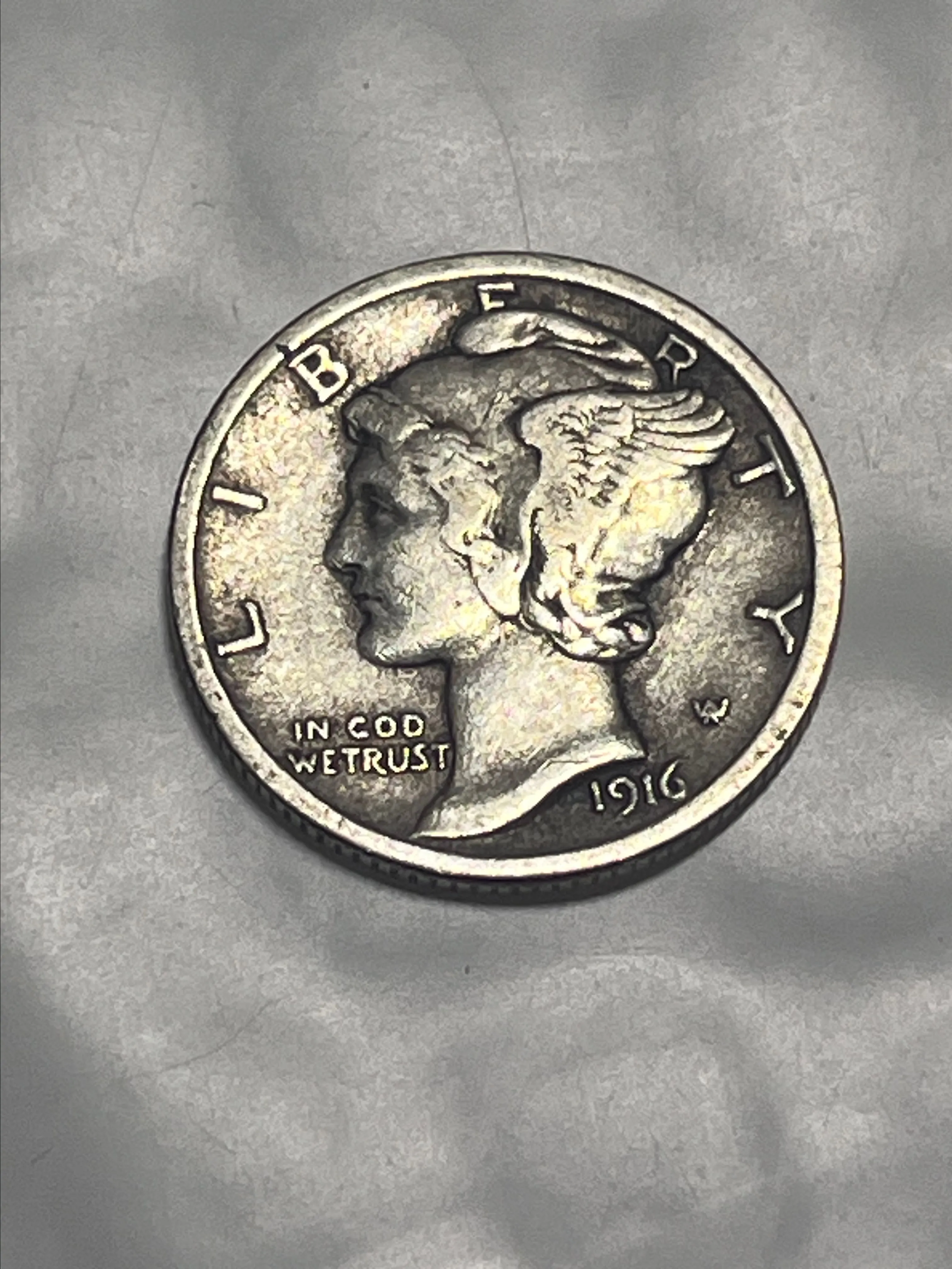 Product image for 031. 1916 Mercury Dime