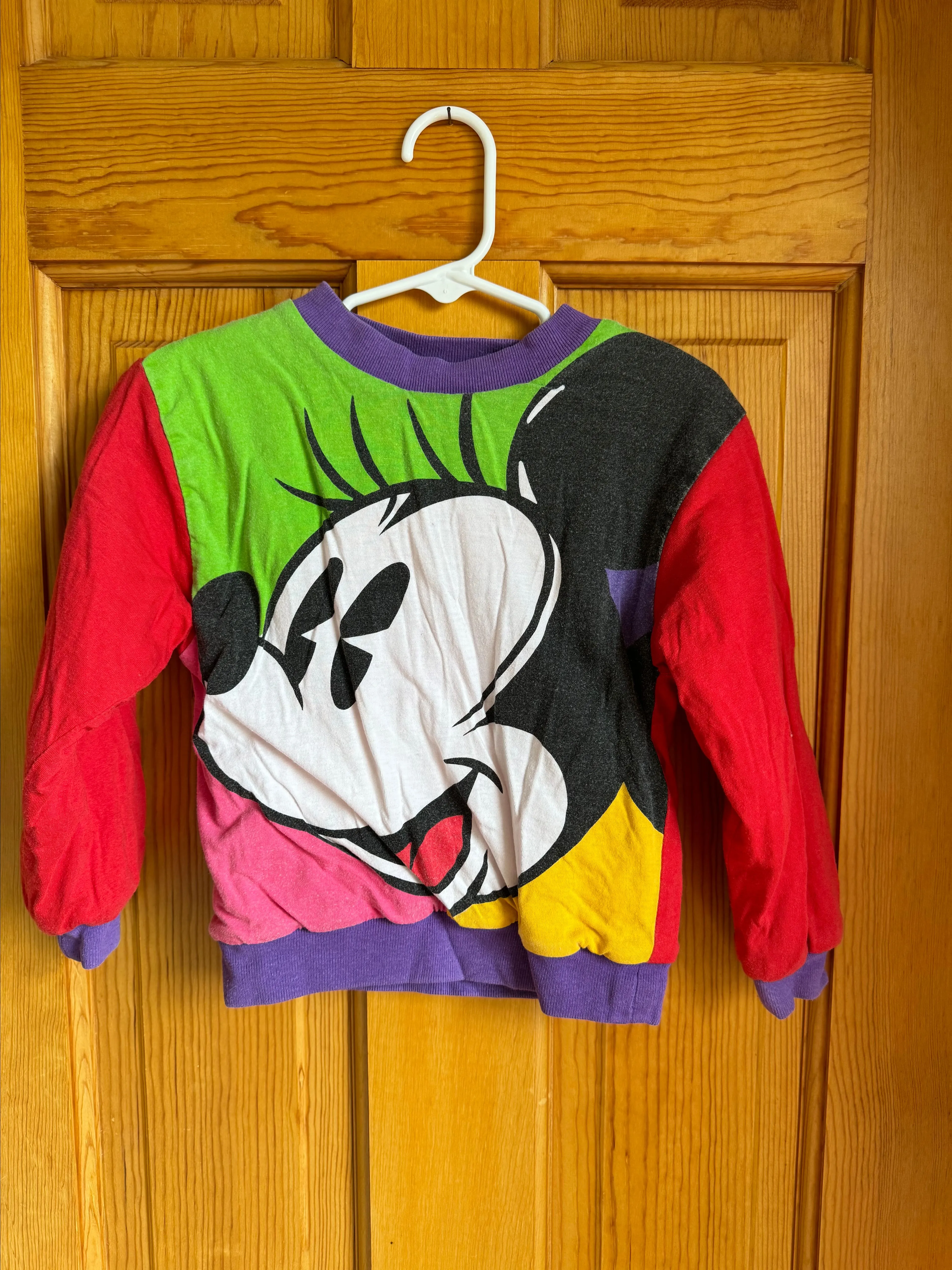 Product image for 27 Vintage 1990s Kids Disney Mickey & Co reversible pullover