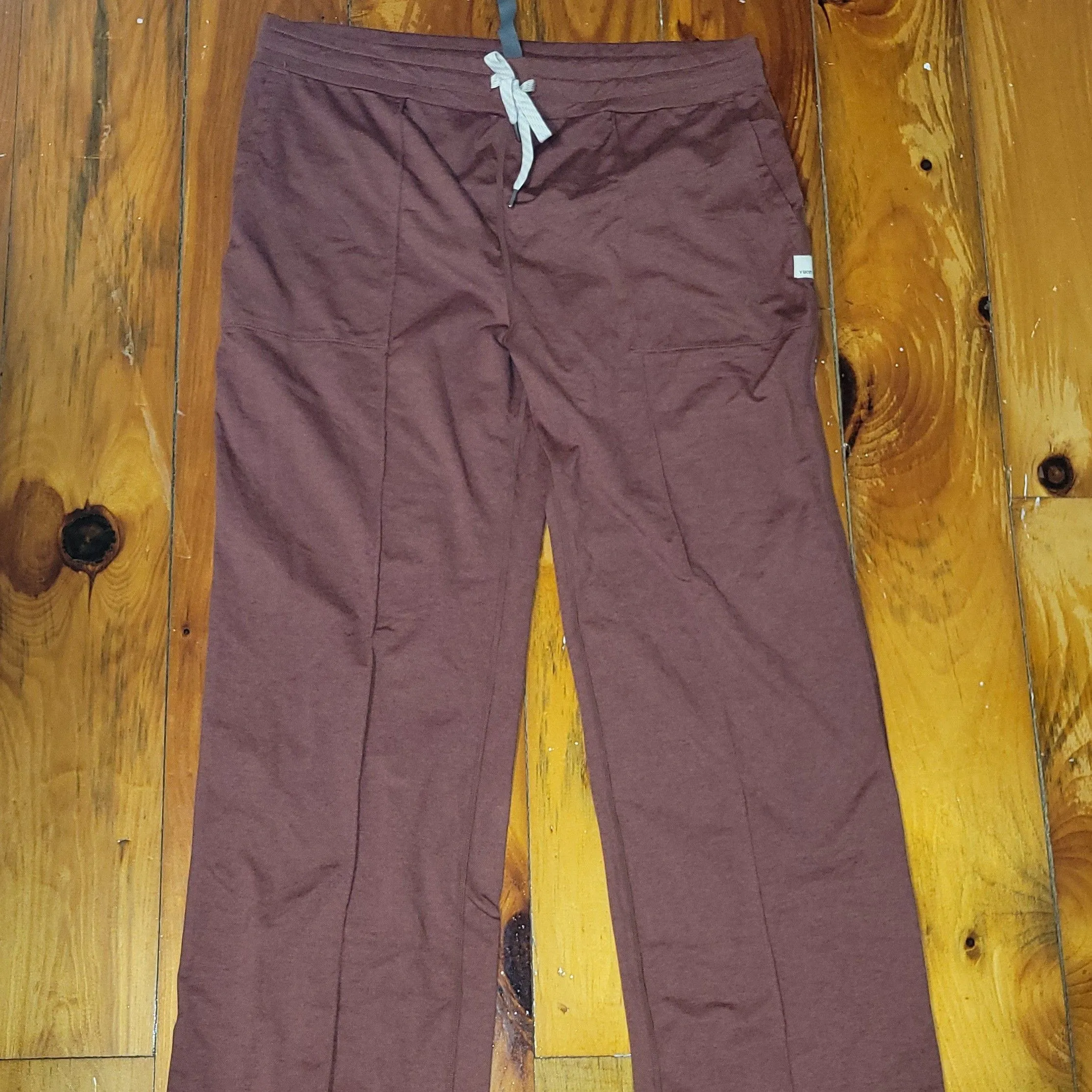 Product image for Vuori Wide Leg Flare Pant Terracotta Heather Size XL NEW NEW NEW