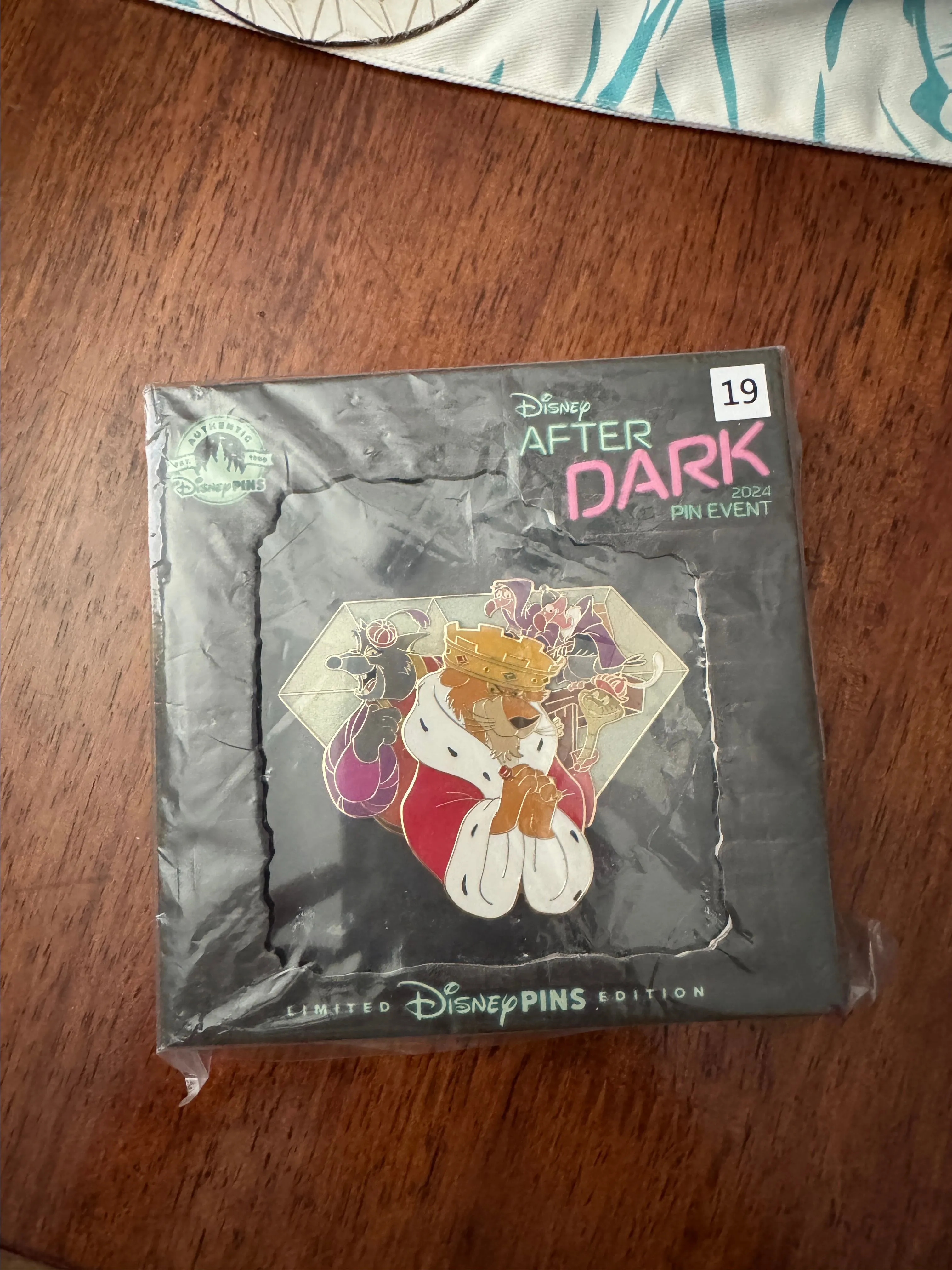 Product image for 2024 Disney After Dark Event Villains Cluster Robin Hood Prince John Pin LE 500