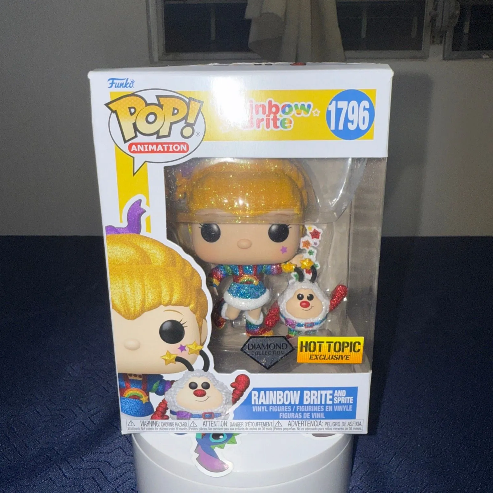 Product image for Funko Pop! Vinyl: Rainbow Brite (Diamond) Exclusive #1796 Box Damage
