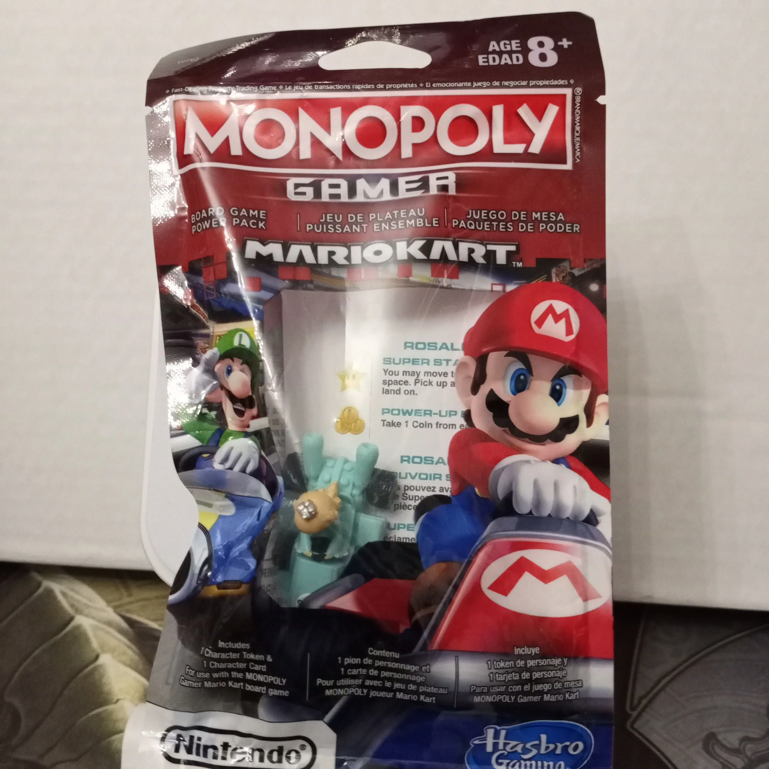 Product image for Monopoly Gamer Board Game Power Pack Mario Kart Rosalina
