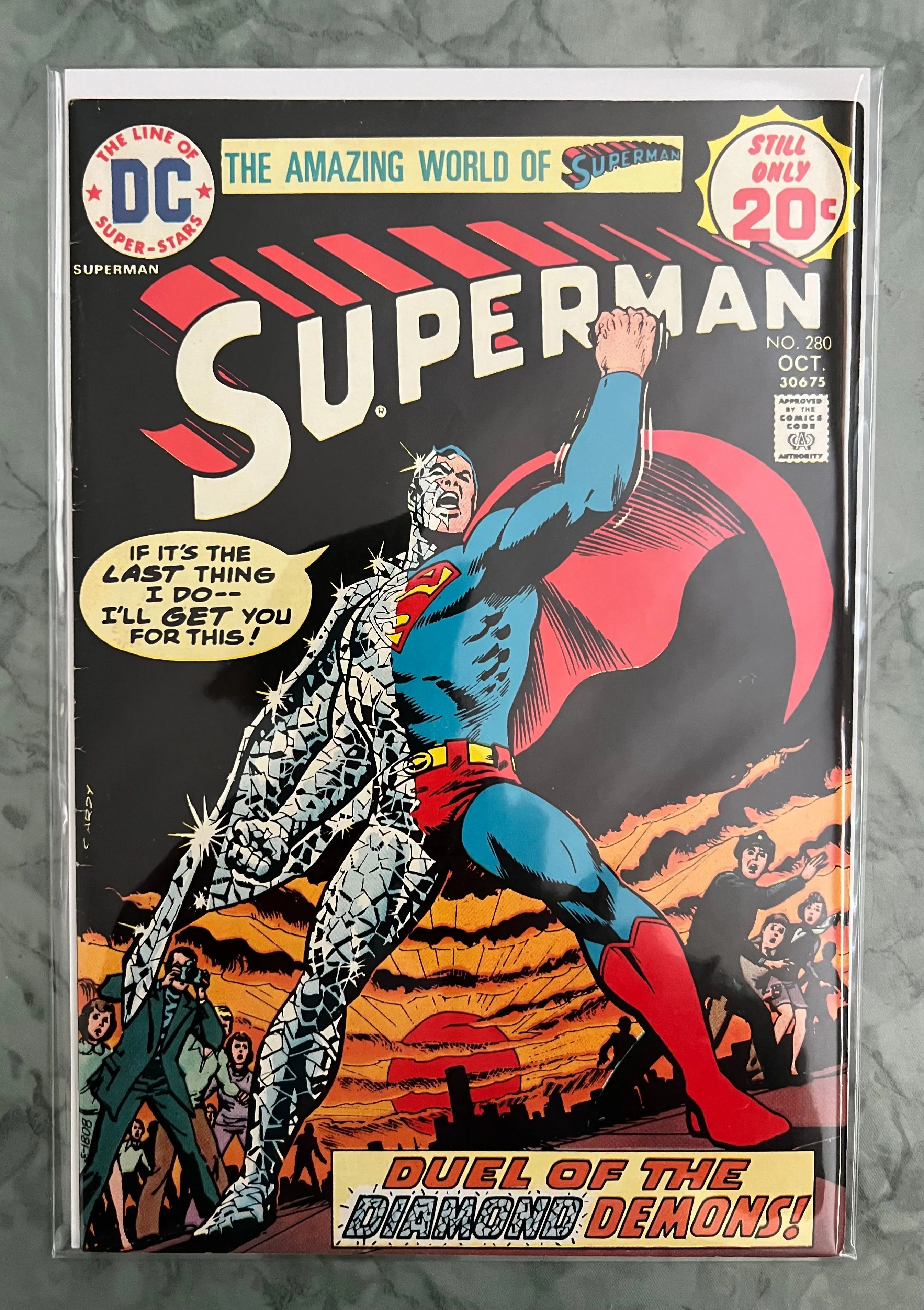Product image for SUPERMAN 280 NICK CARDY COVER 1974
