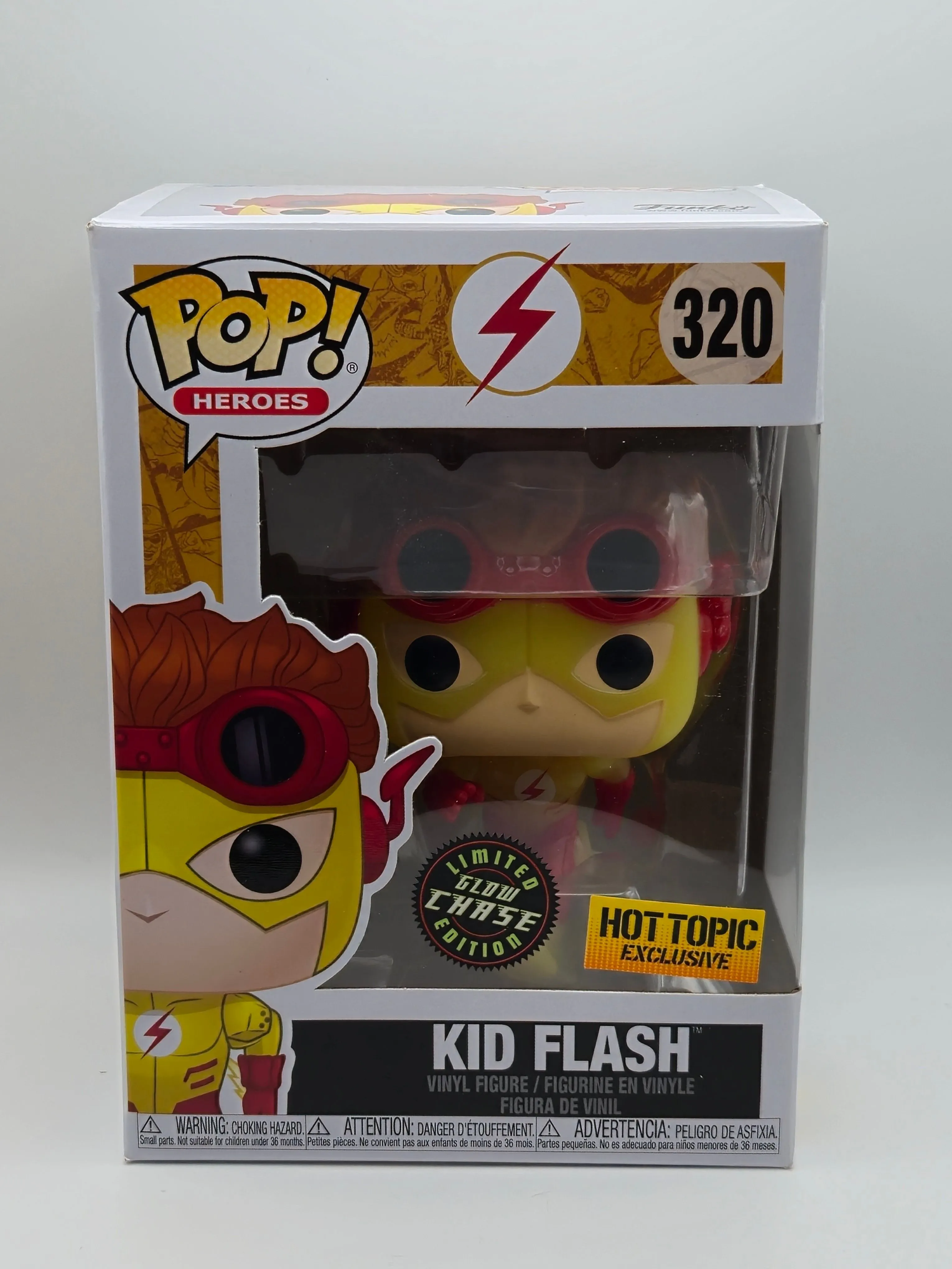 Product image for Funko Pop! Vinyl: DC Universe - Kid Flash (Chase) (Glows in the Dark) - Hot. Topic