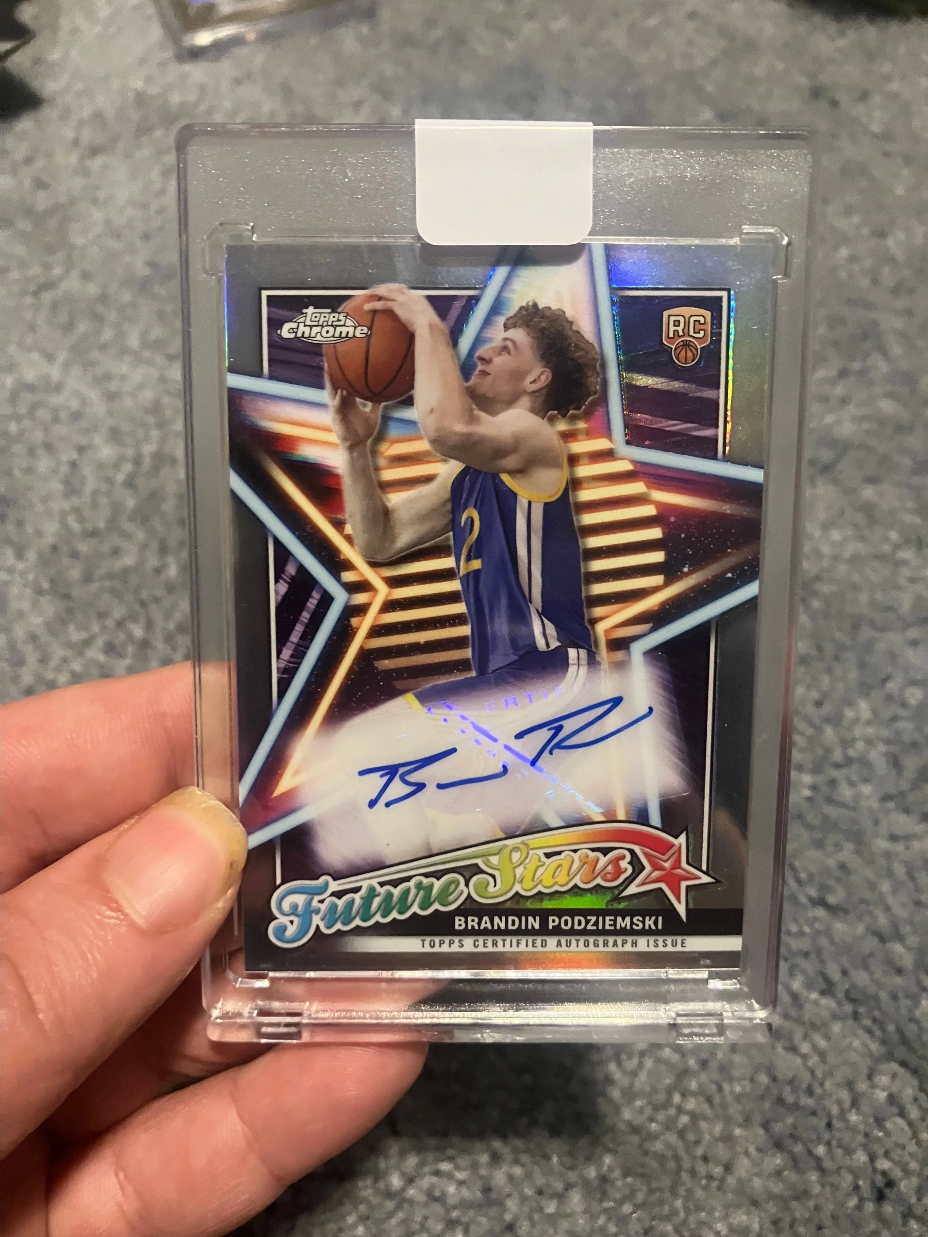 Product image for brandon podziemski rookie auto
