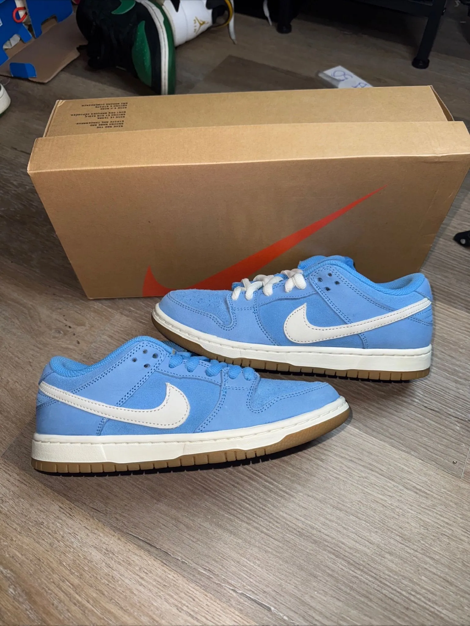Product image for DUNK LOW PRO SB UNIVERSITY BLUE GUM SIZE 6.5