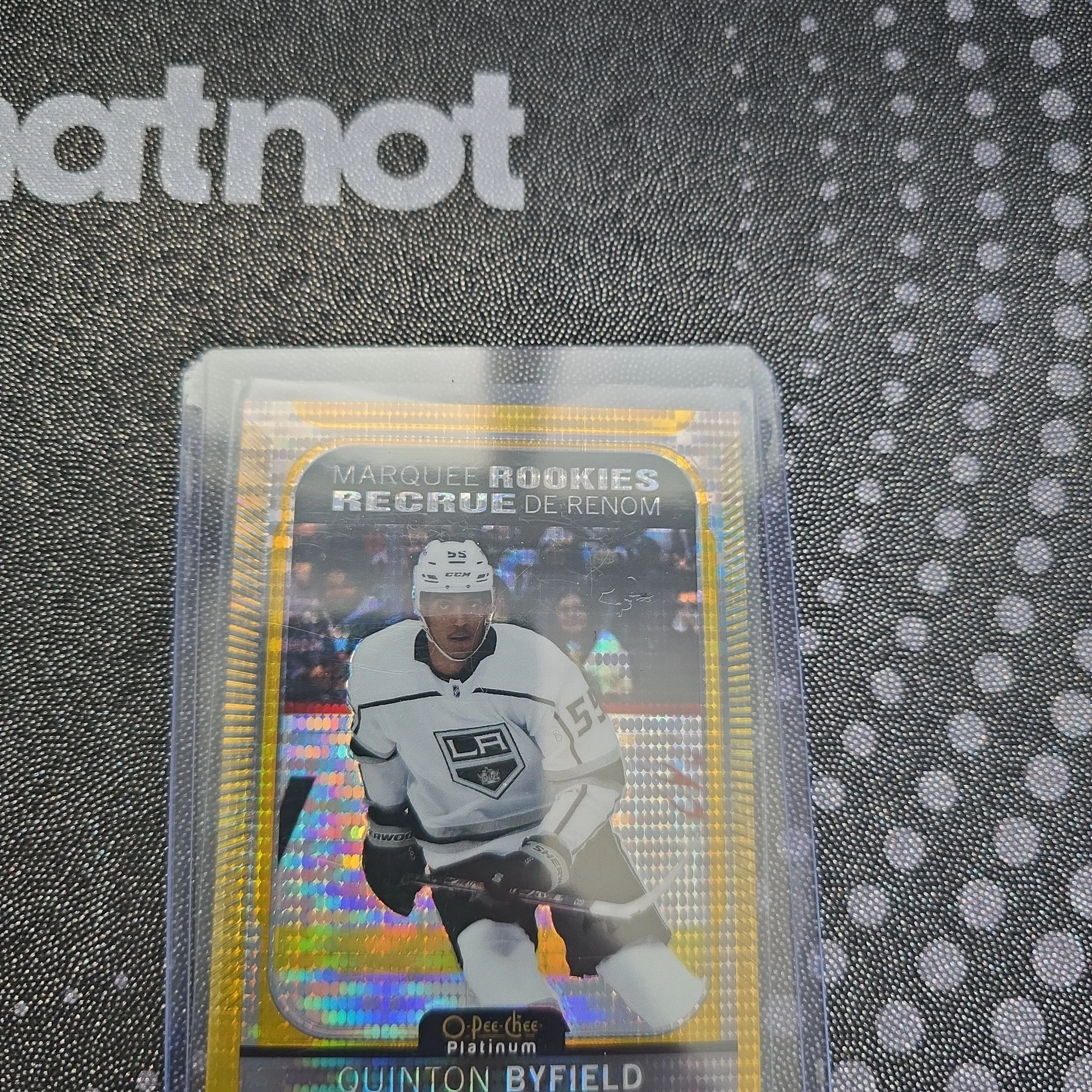 Product image for Quinton Byfield Seismic gold rookie