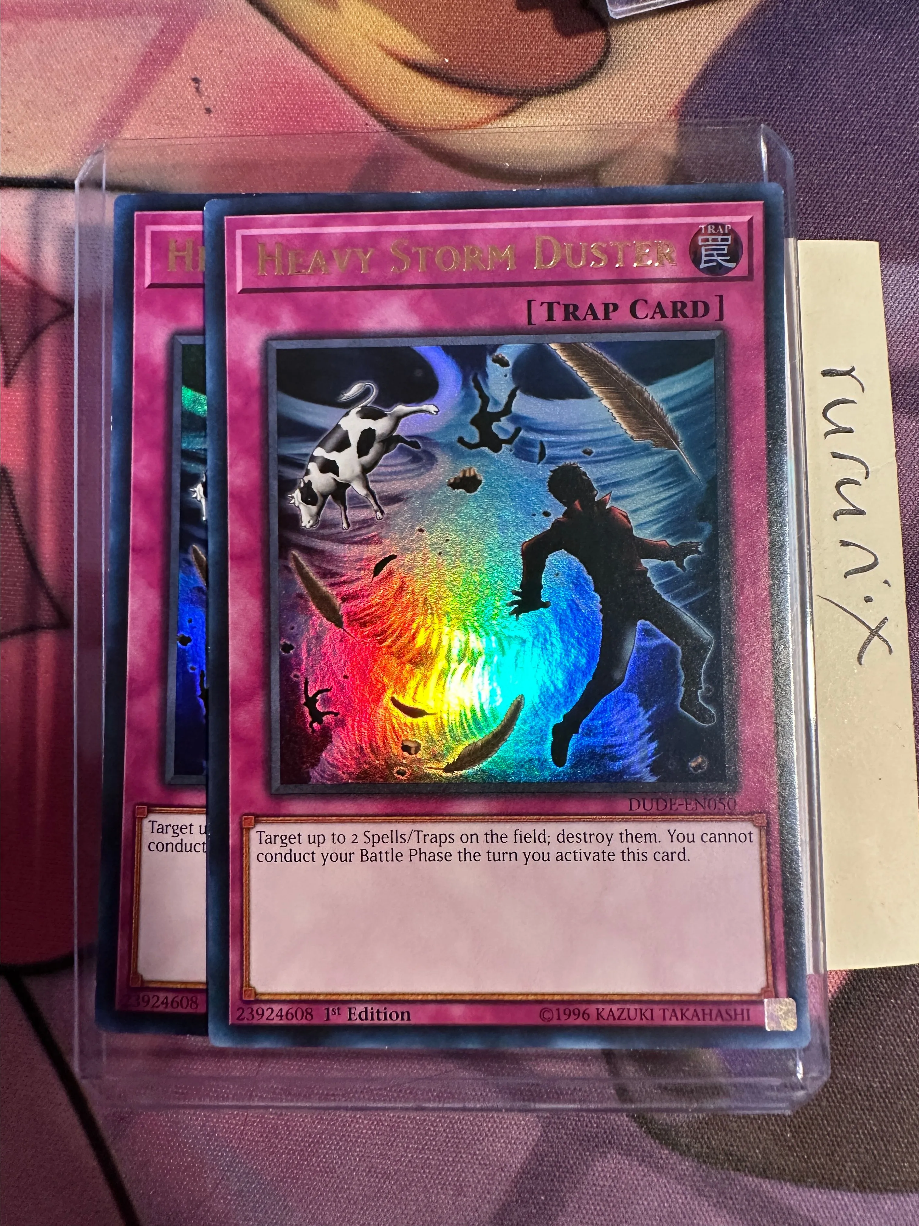 heavy storm yugioh card Amazon.com: Ultra Pro Card Supplies YuGiOh Sized Deck Protector Sleeves  White 60 Count x3 : Toys & Games main image 1