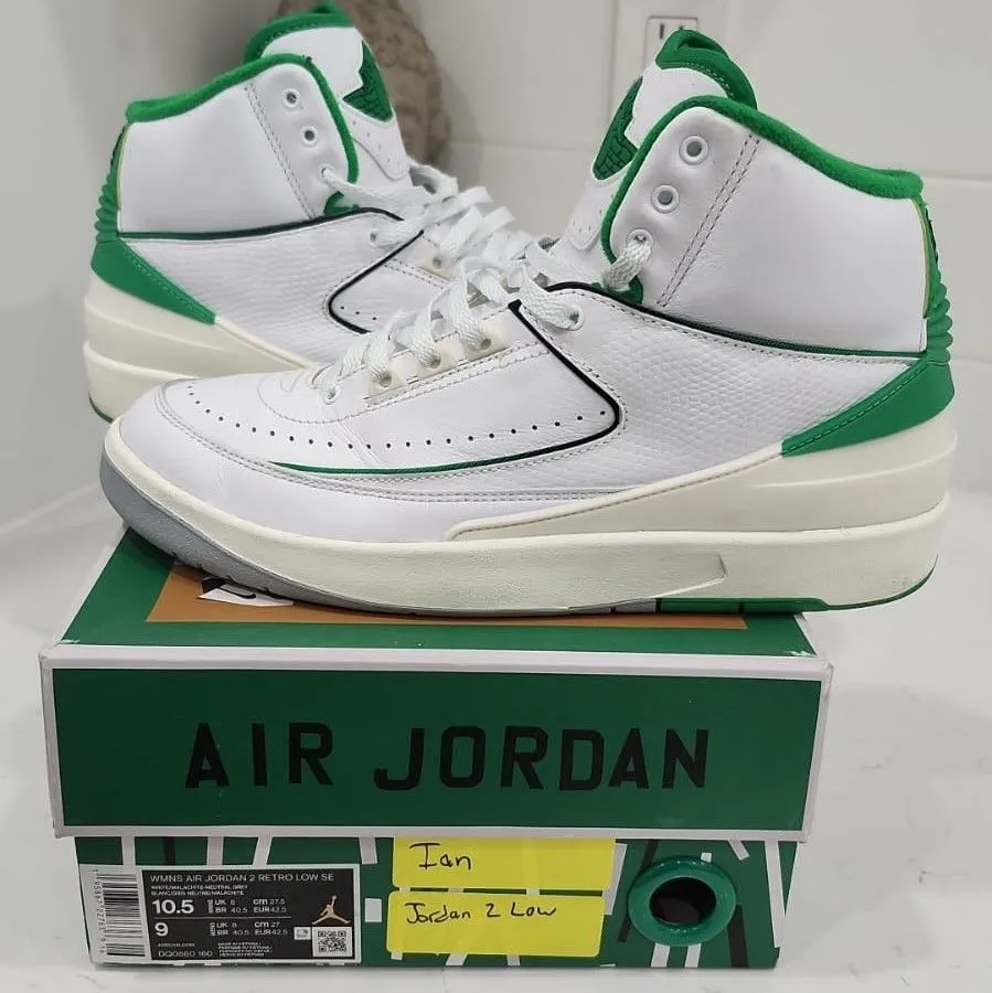 Product image for Jordan 2 Retro Lucky Green  Original Box