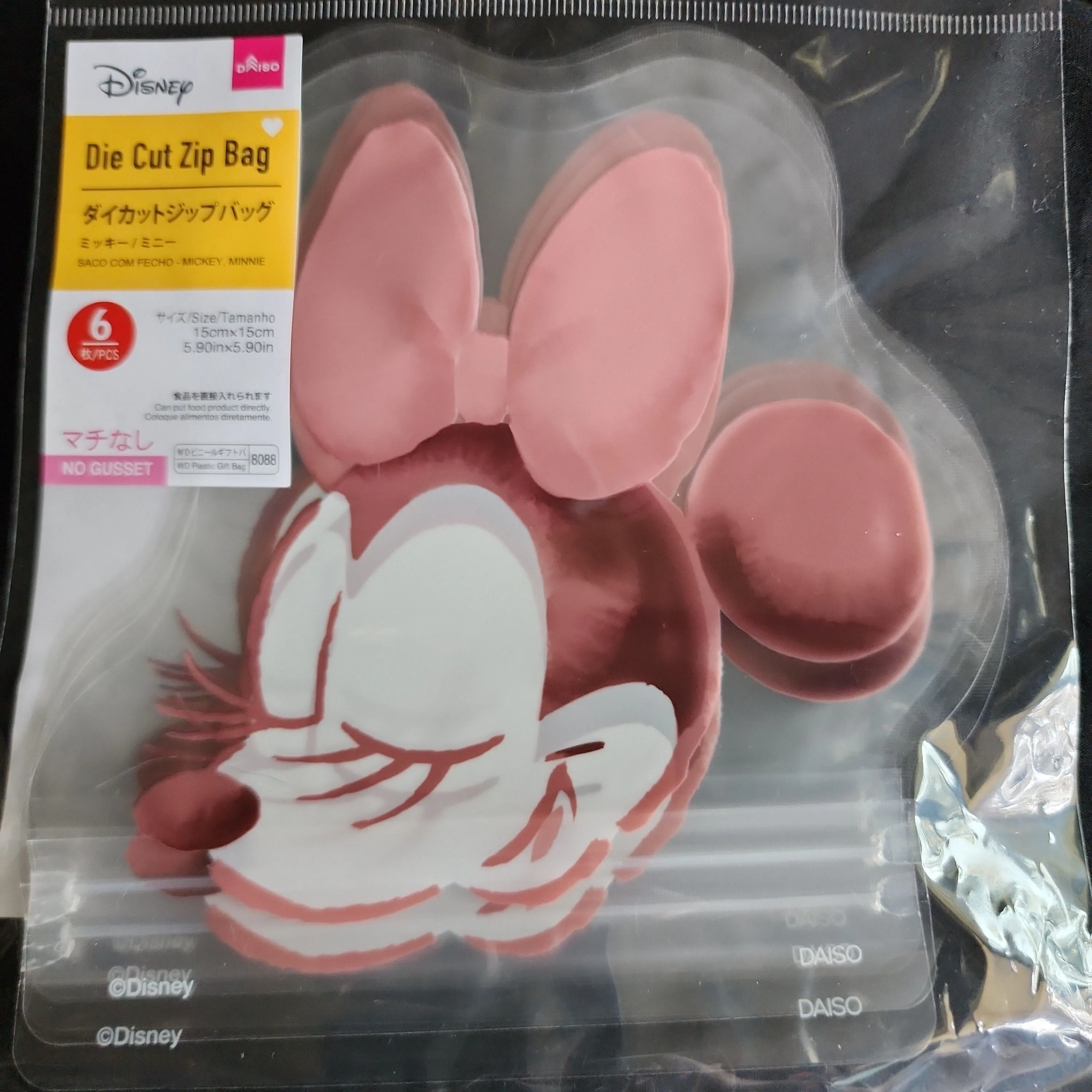 Product image for Minnie Mouse - Die Cut Zip Bag