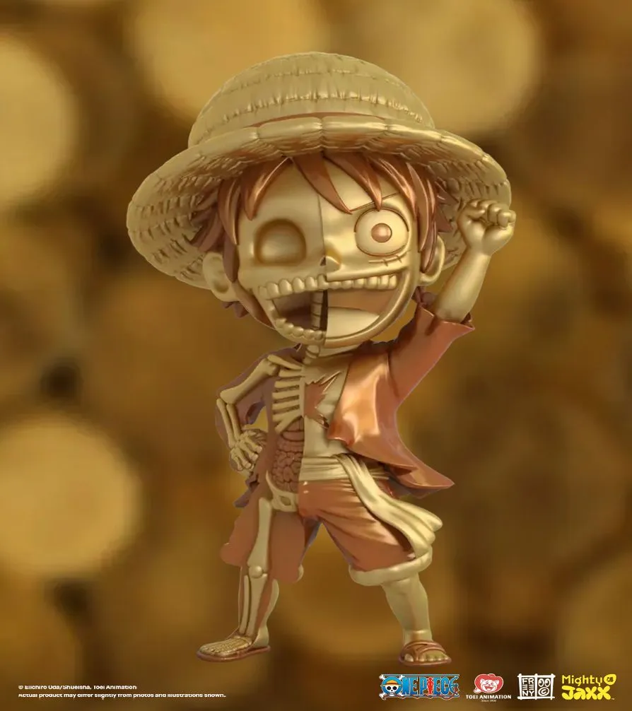 Product image for SDCC 2025 Exclusive Luffy GOLD Mighty Jaxx One Piece
