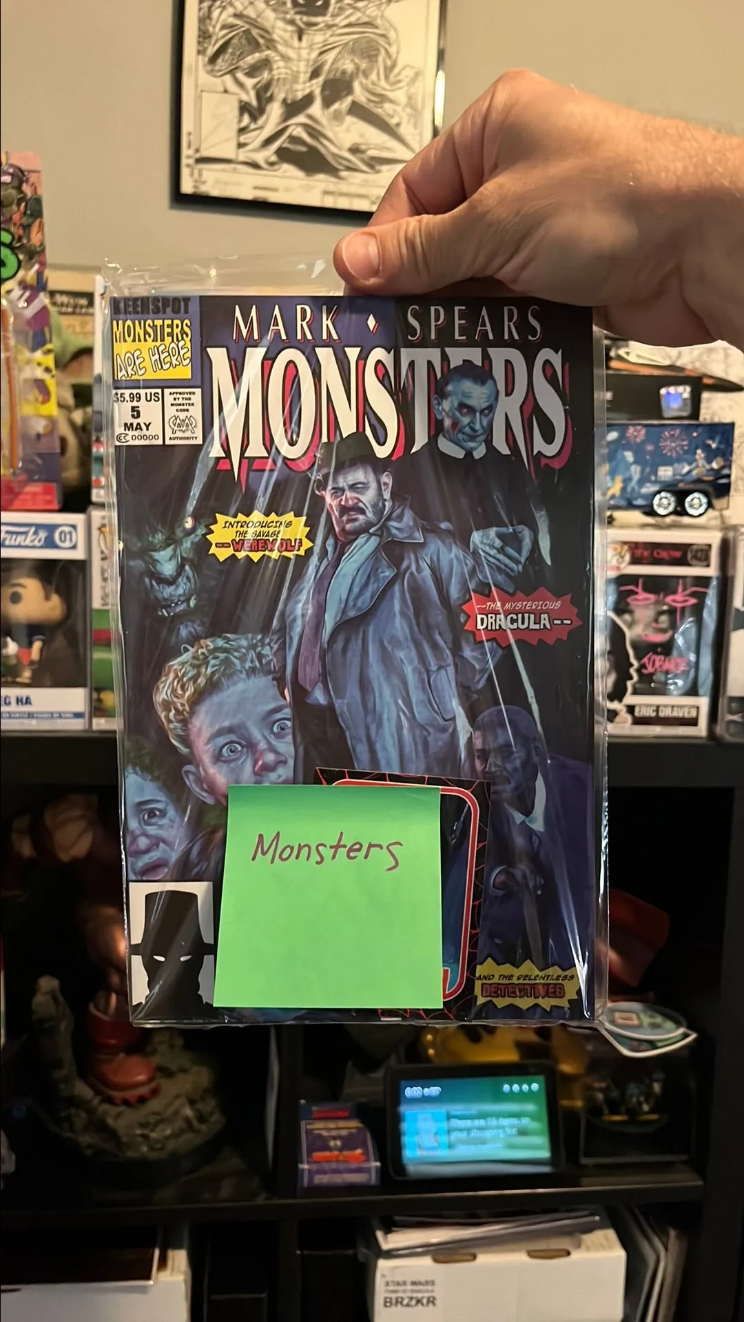 Product image for Monsters #5 Polybag w Card #5