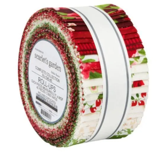 Product image for Robert Kaufman Flowerhouse Natural Textures 2.5 x WOF Roll-Ups