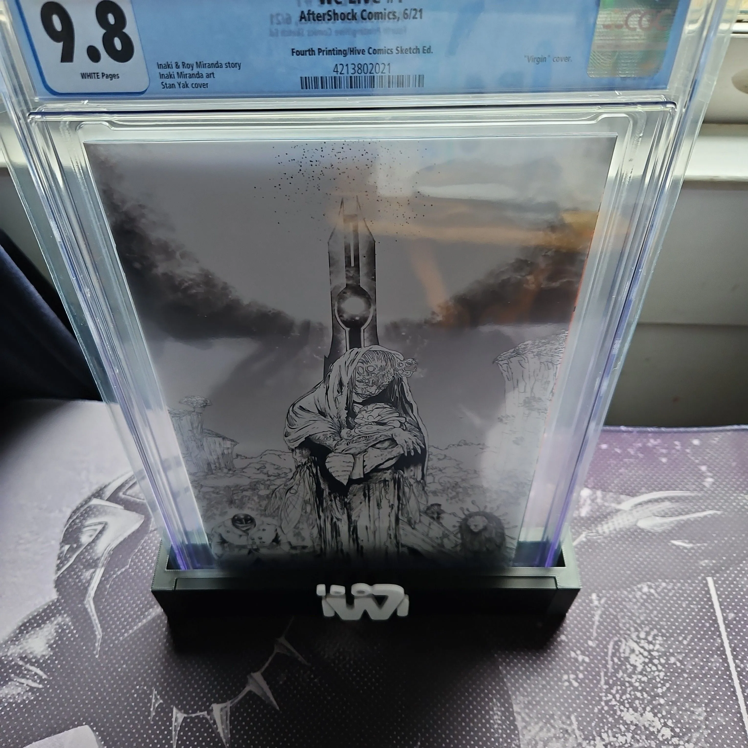 Product image for We Live #1 4th Print CGC 9.8 Stan Yak Sketch Virgin Cover