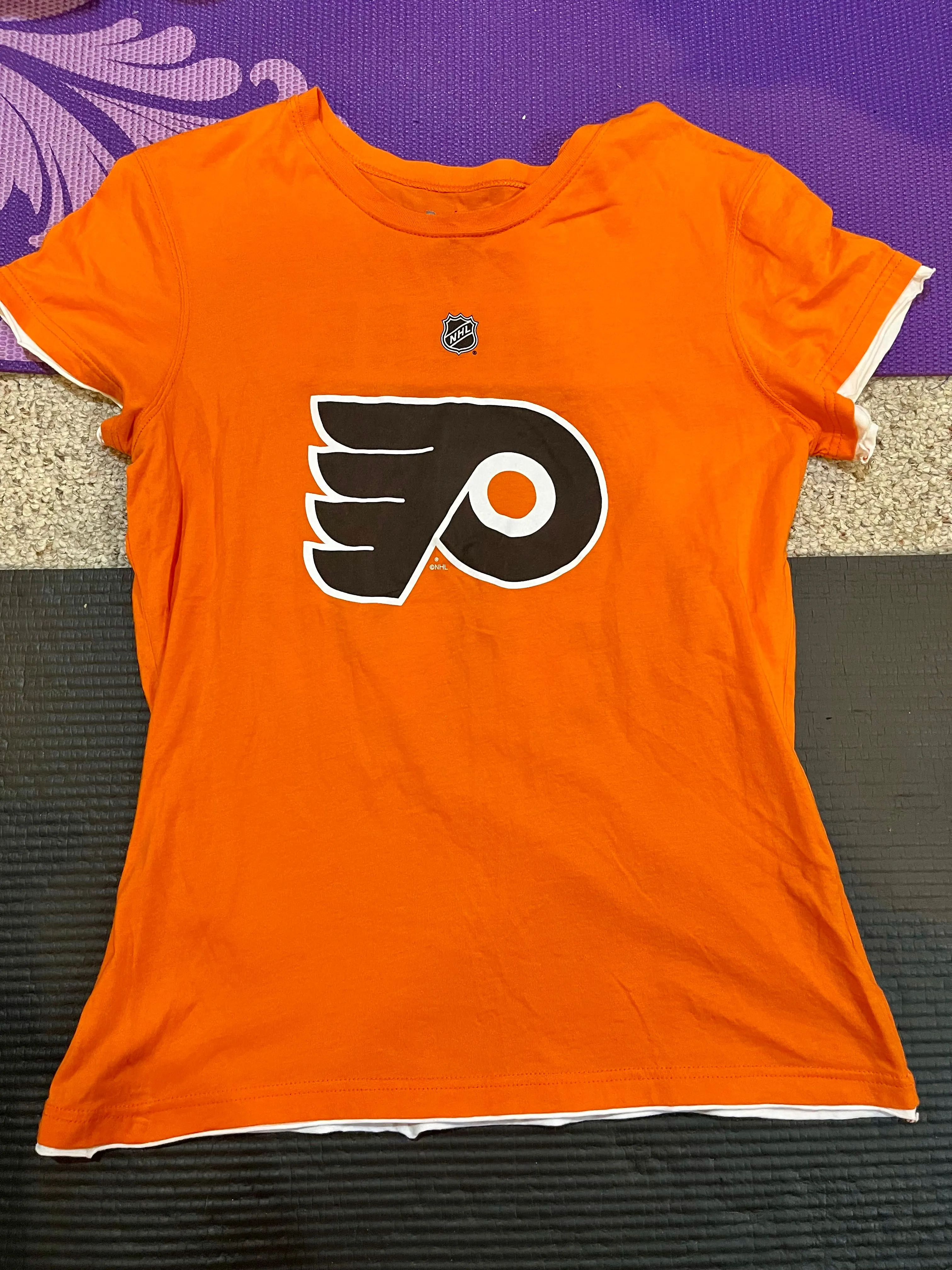 Product image for Philadelphia Flyers Daniel Brière #48 Reebok T-Shirt Size Large