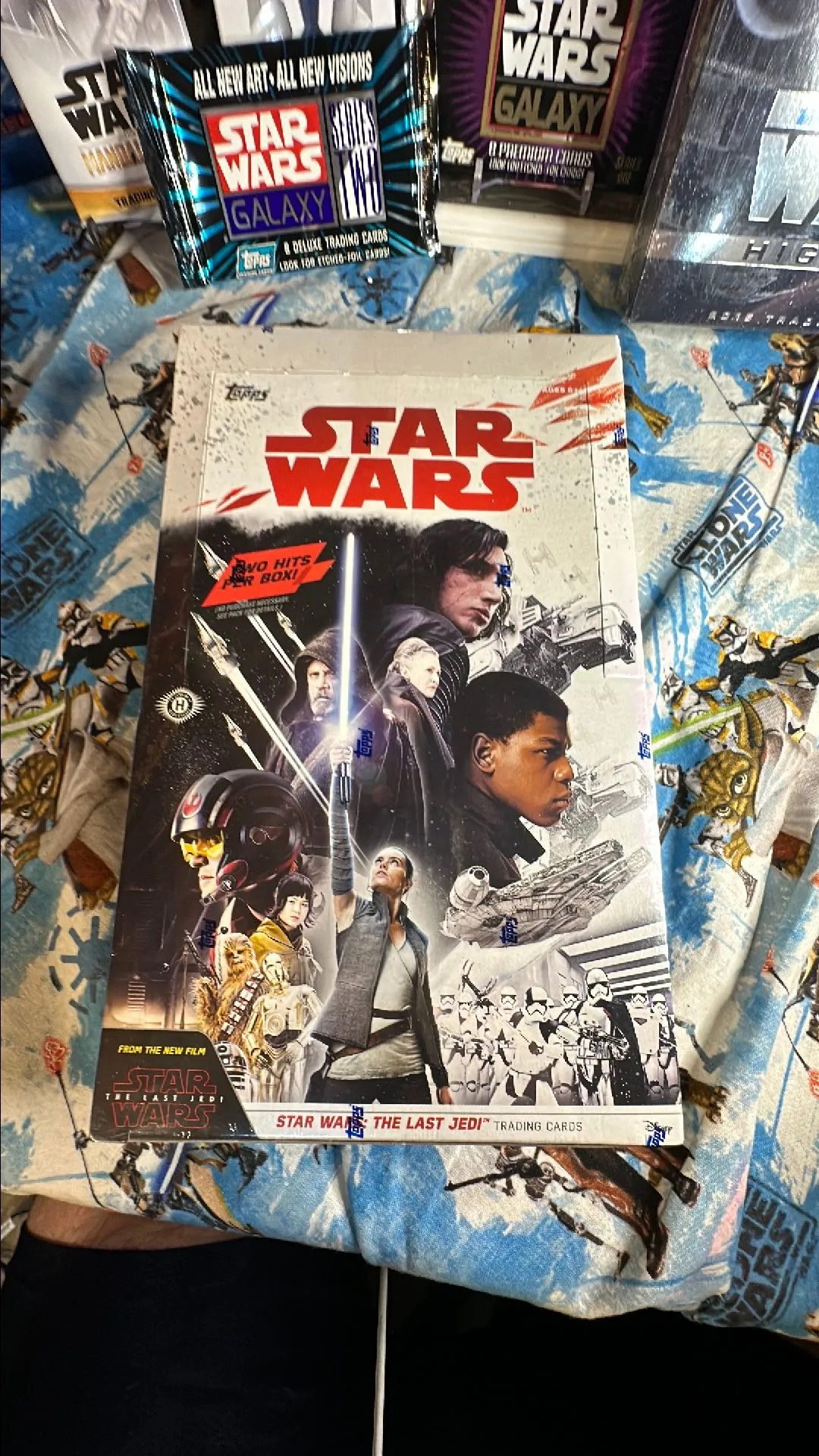 Product image for Personal rip 2017 Last Jedi 2 hits hobby Box