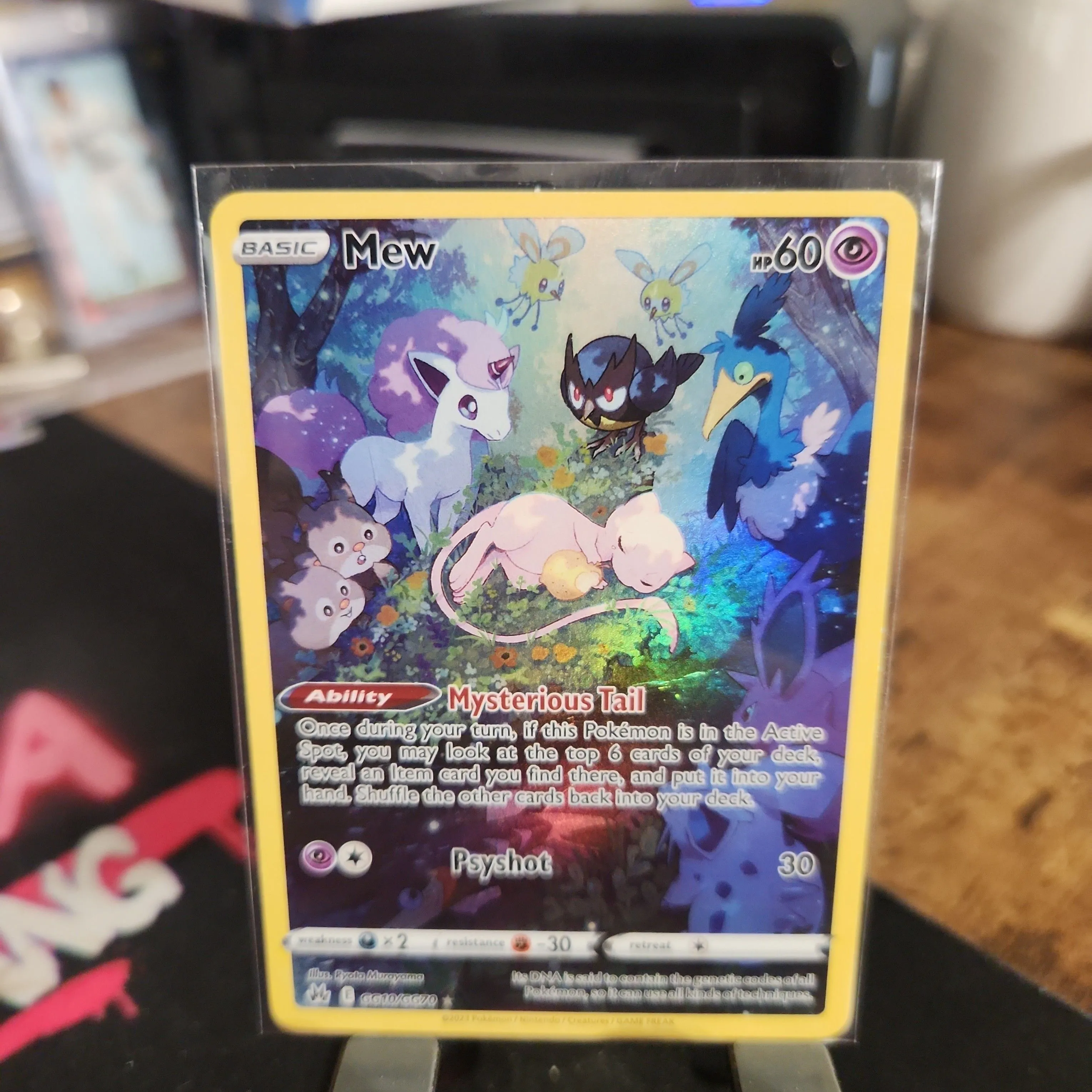 Pokemon TCG Mew GG10/GG70 Crown Zenith: Galarian Gallery Holo Illustration  Rare  Whatnot: Shop, Sell, Connect