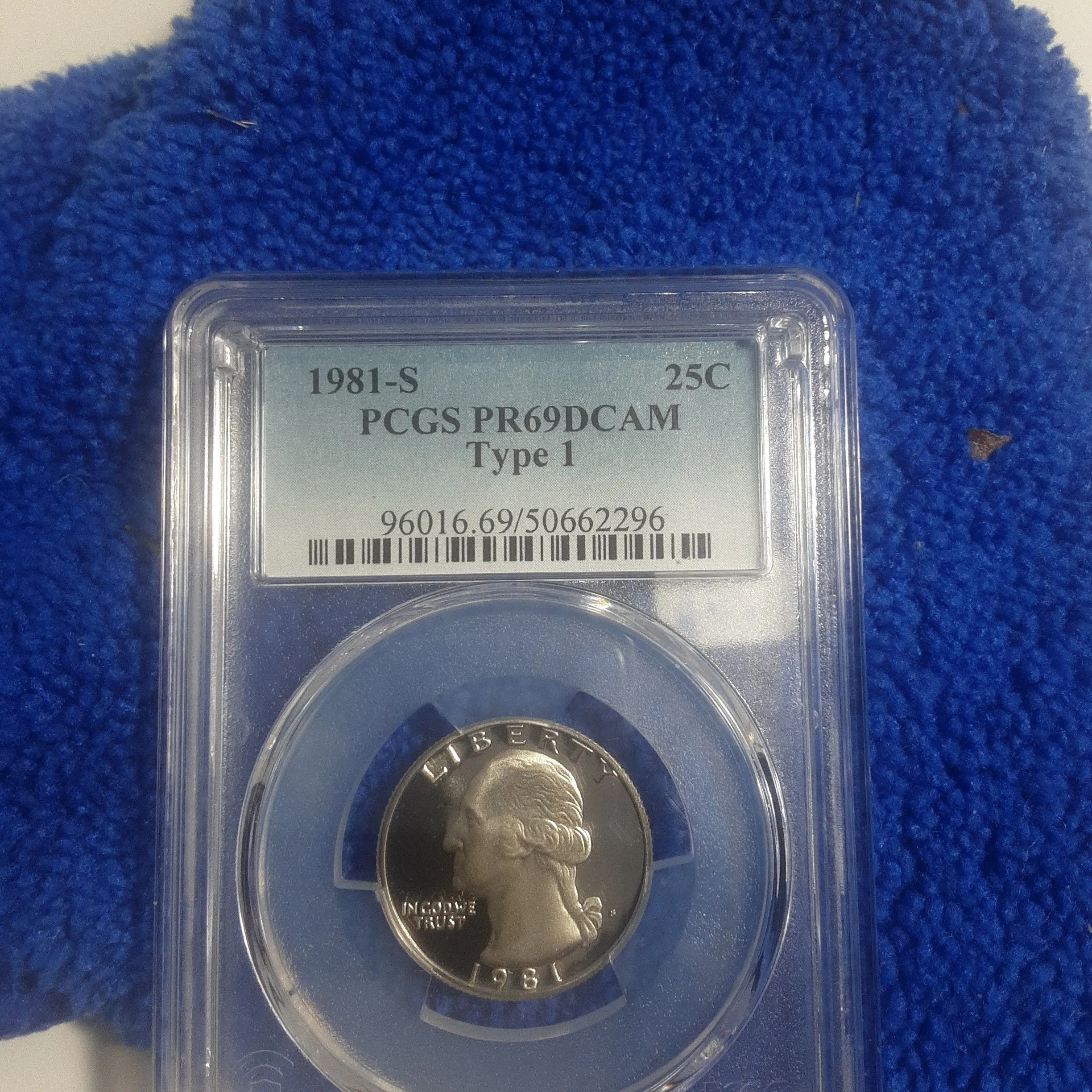 Product image for 1981-S 25C Type 1, DCAM PR69DCAM PCGS