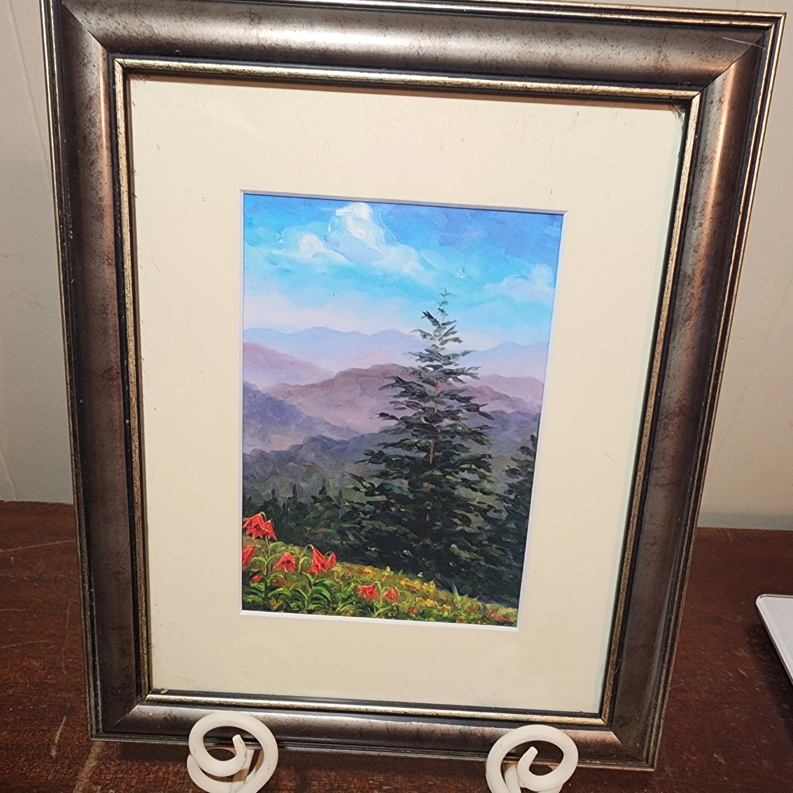 Product image for Mountains / Flowers Scenery Picture