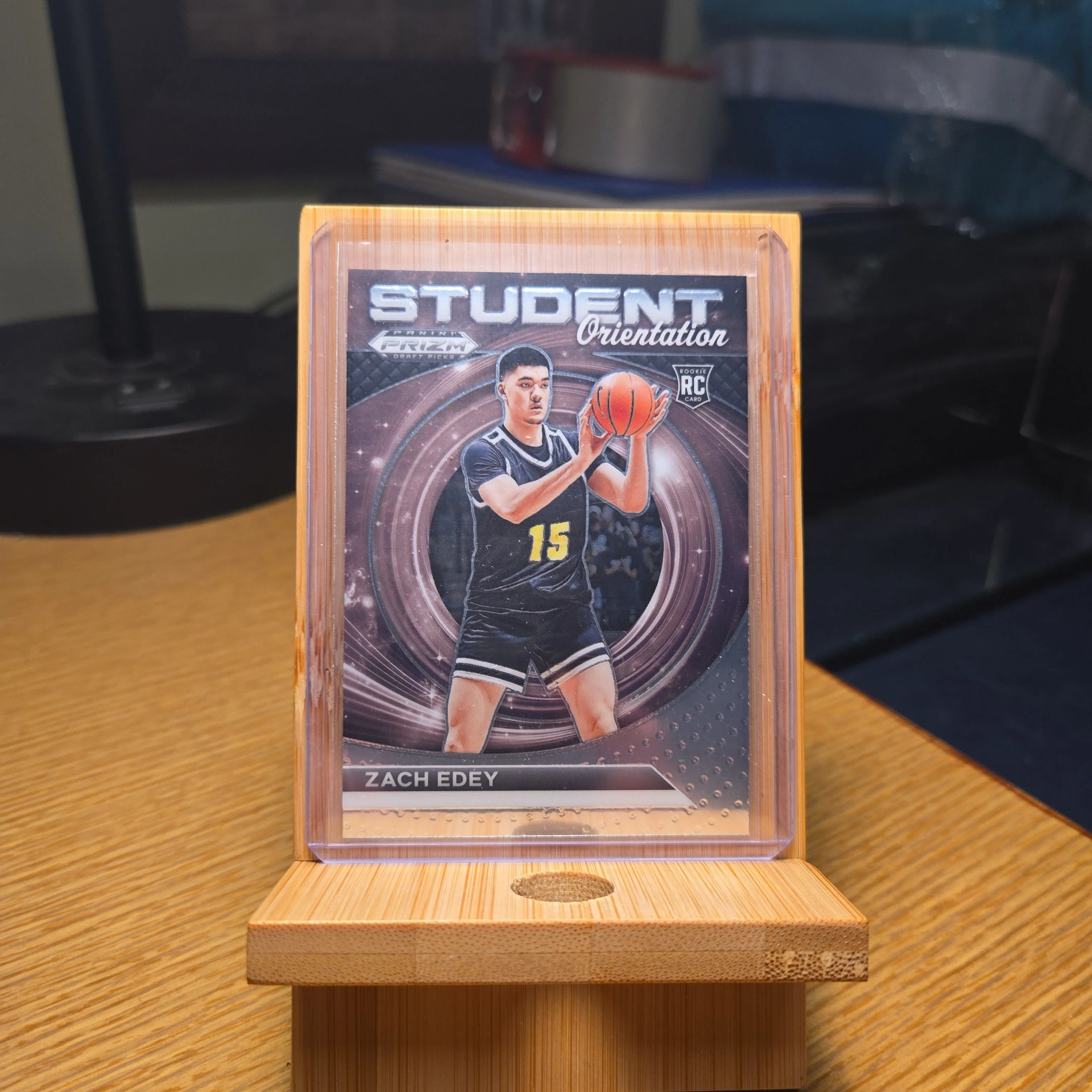 Product image for 2024 Panini Prizm Draft Picks Student Orientation Zach Edey RC 