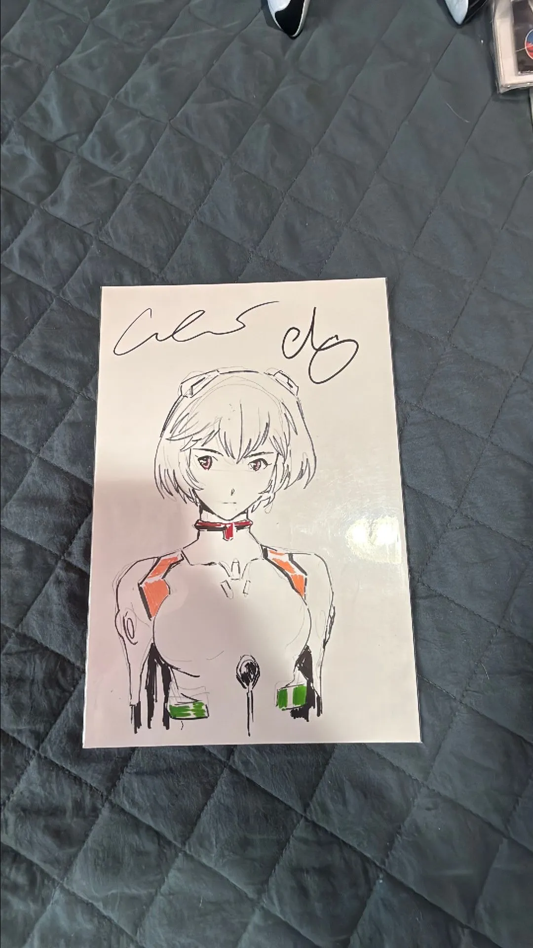 Product image for Evangelion Rei sketch easu and Isaac escorza