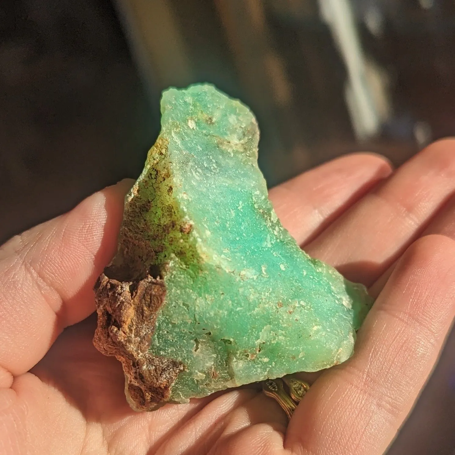Product image for CHONK Chrysoprase, stunningly green
