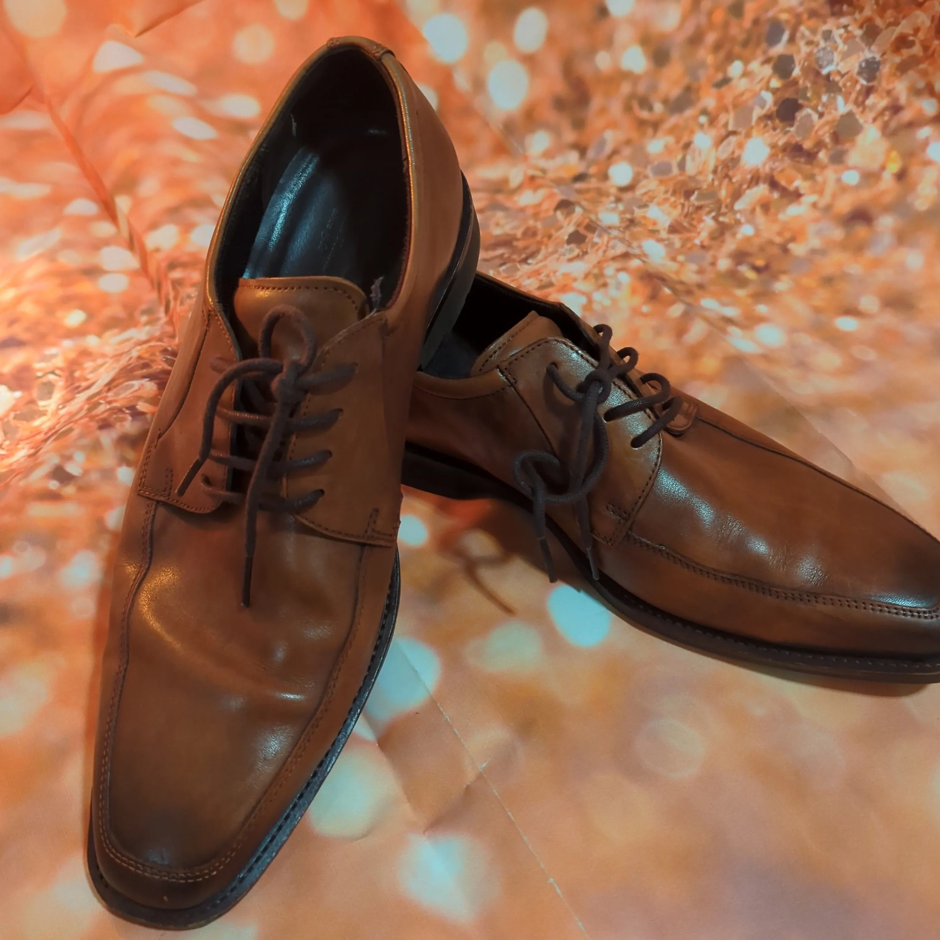 Product image for Ecco Tan Apron Toe Shoe