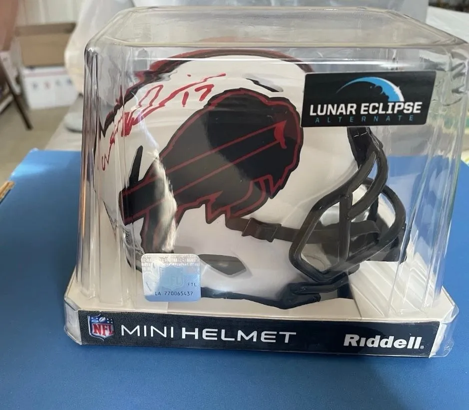 Product image for Gabe Davis Buffalo Bills mini helmet