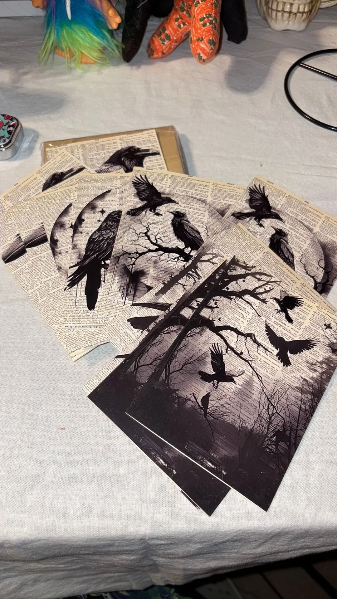 Product image for Crow Cards- Blank