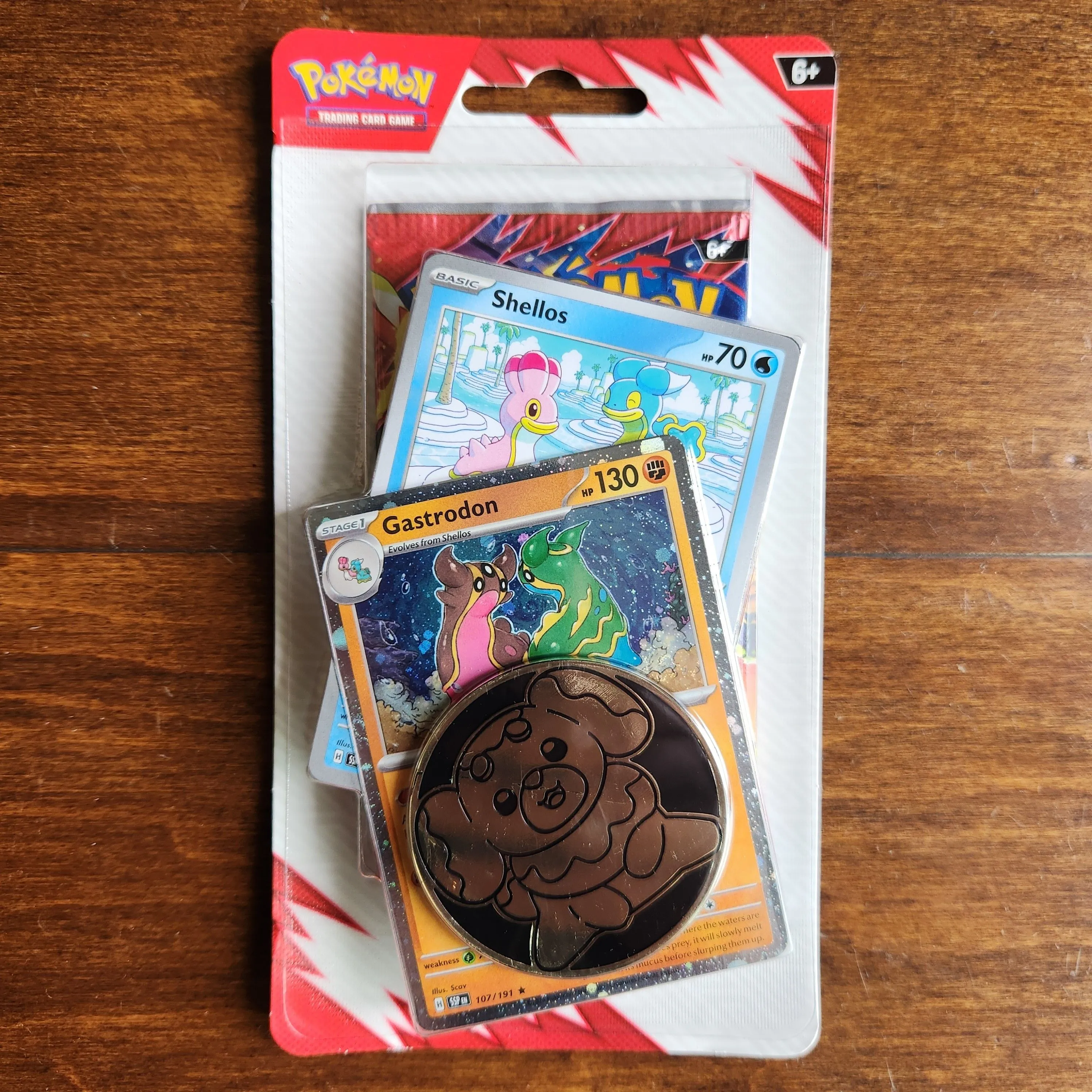 Product image for Pokemon Destined Rivals Premium Checklane Blister [Gastrodon] - SV10: Destined Rivals (DRI)