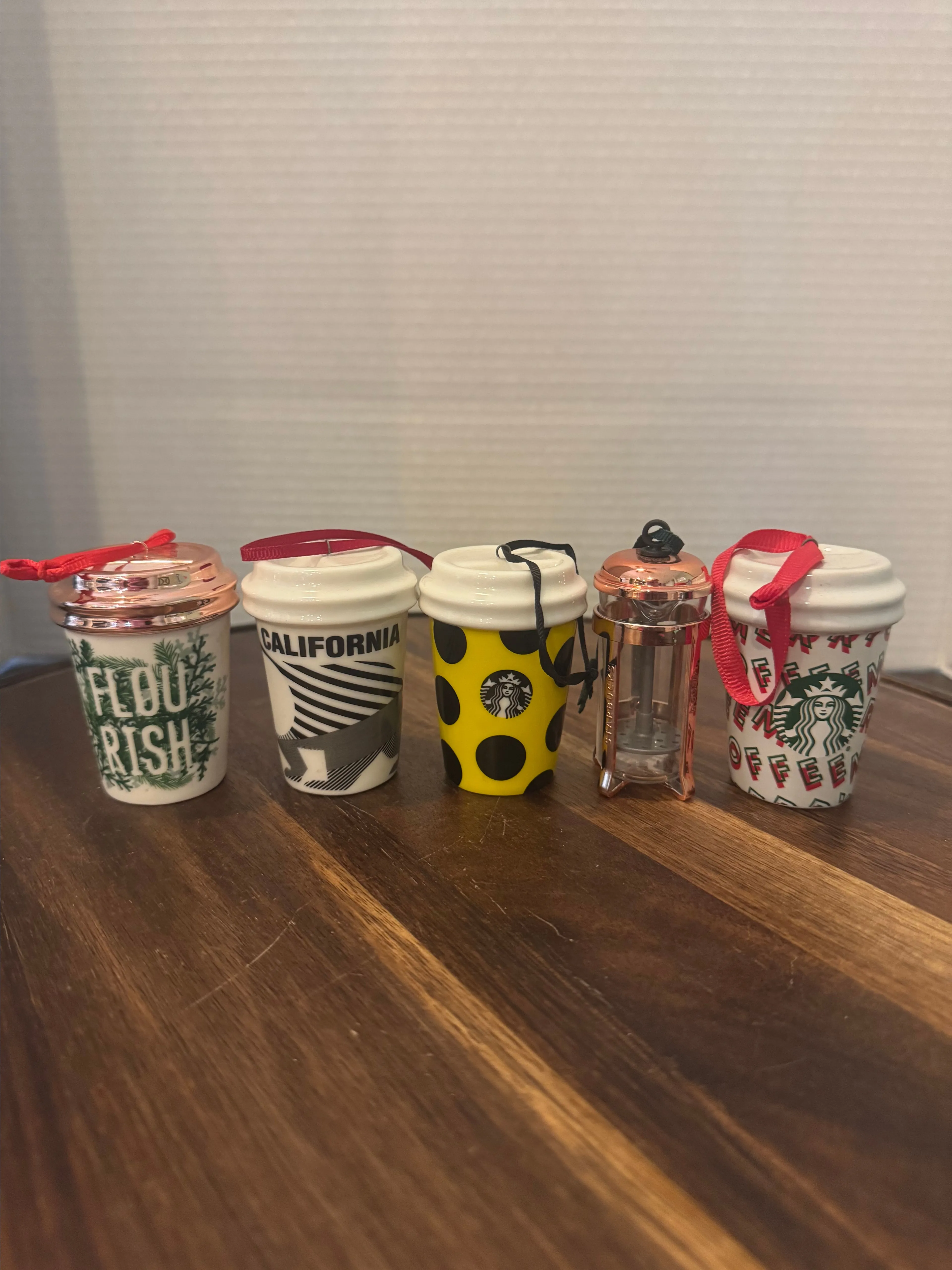 Product image for Starbucks mini Christmas ornament lot of 5 #3
