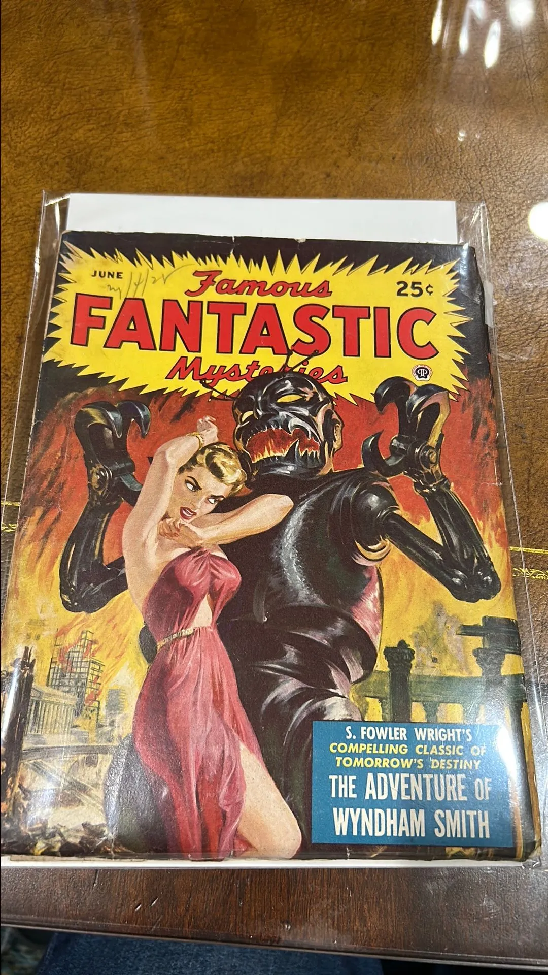Product image for Famous Fantastic June 1950 Robot cover