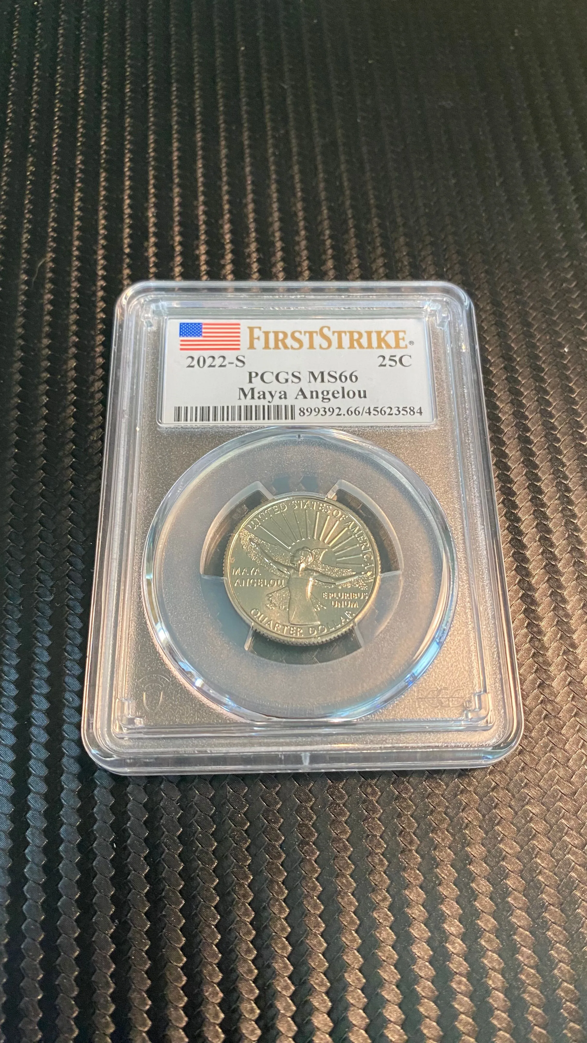 Product image for 2022-S MAYA ANGELOU PCGS MS66