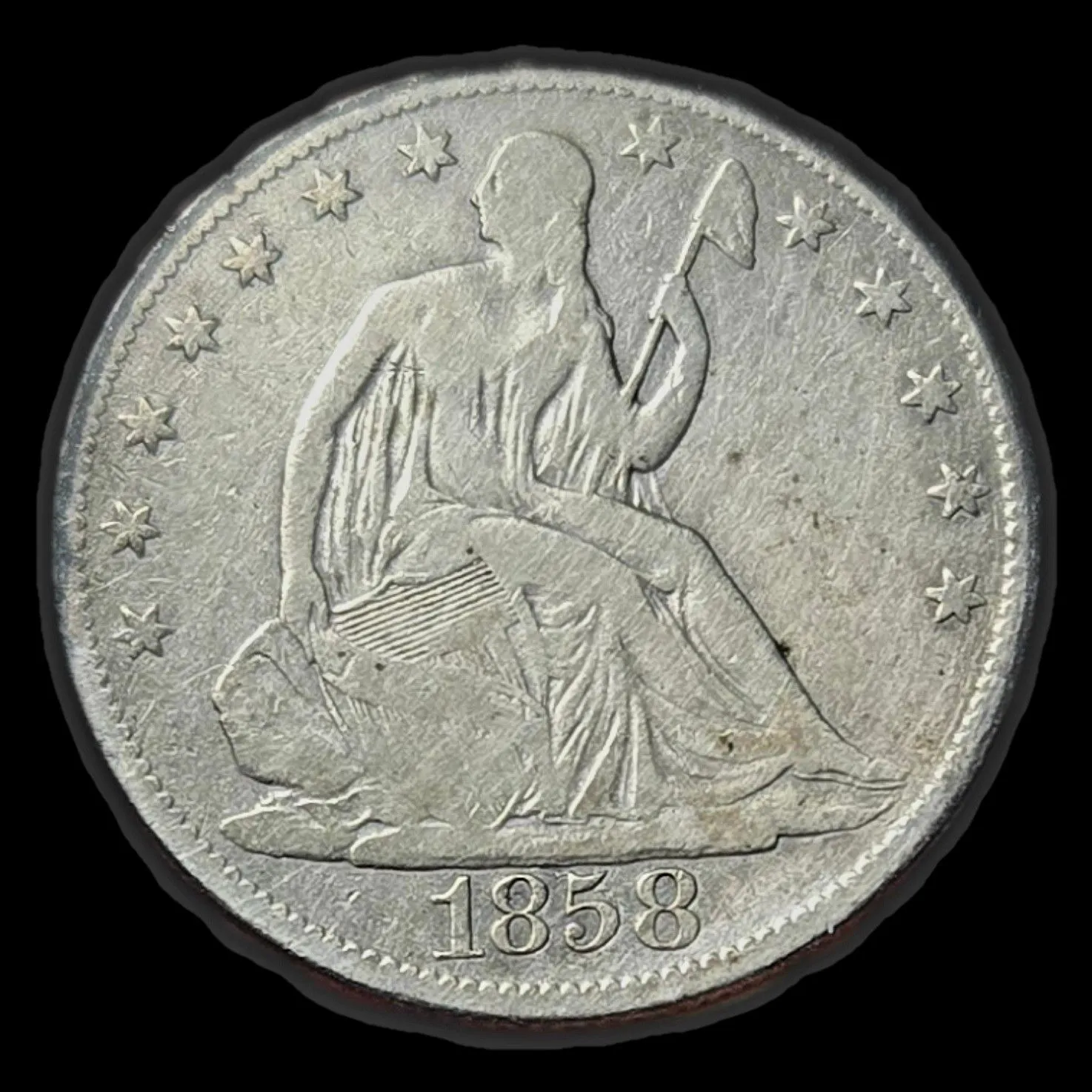 Product image for 1858 Seated Liberty