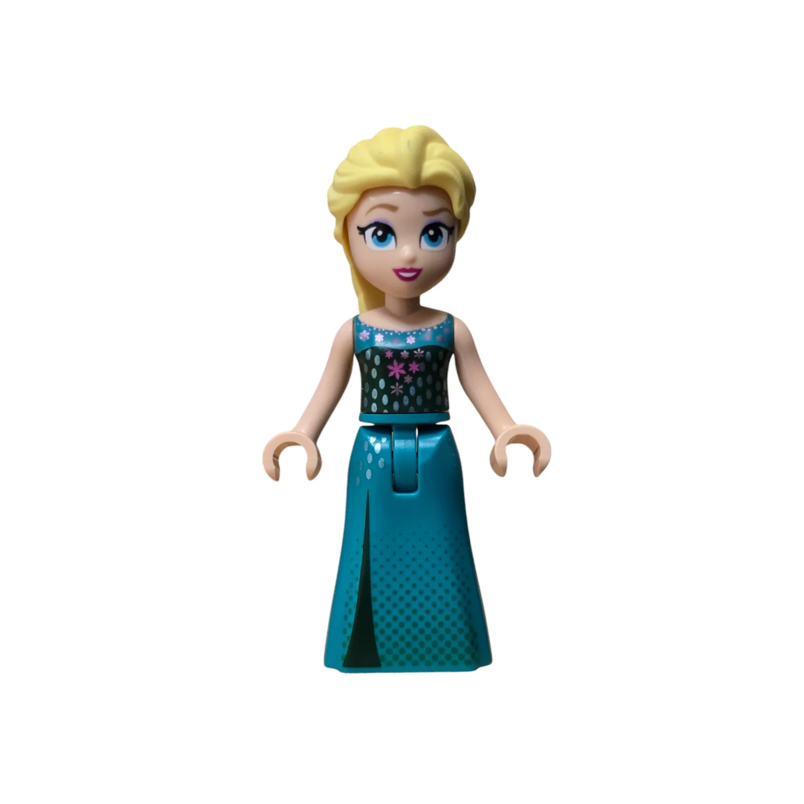 dp190 - Elsa - Dark Turquoise Dress and Dark Green Halter Top LEGO Minifig   Whatnot: Shop, Sell, Connect