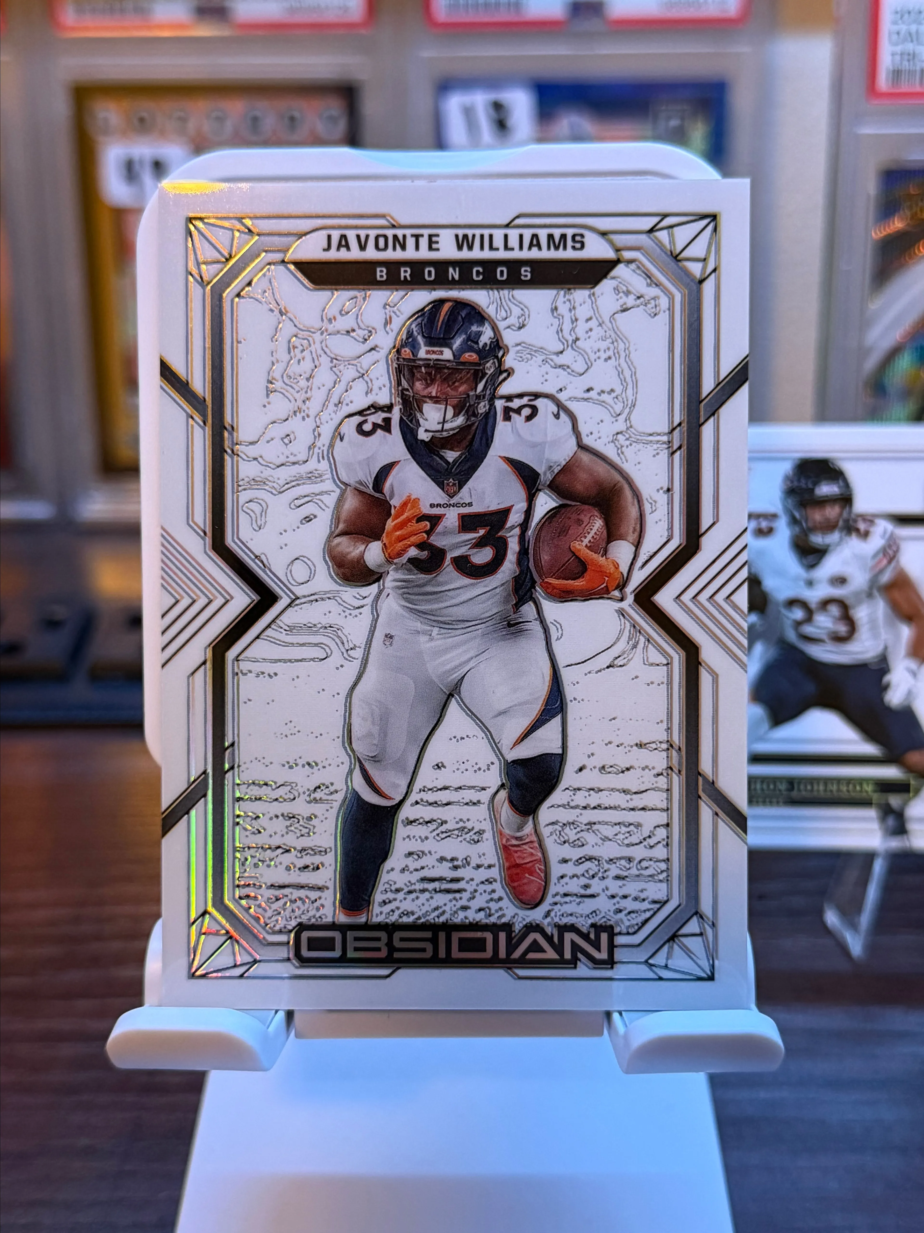 Product image for 2022 Obsidian White Etch Javonte Williams SSP