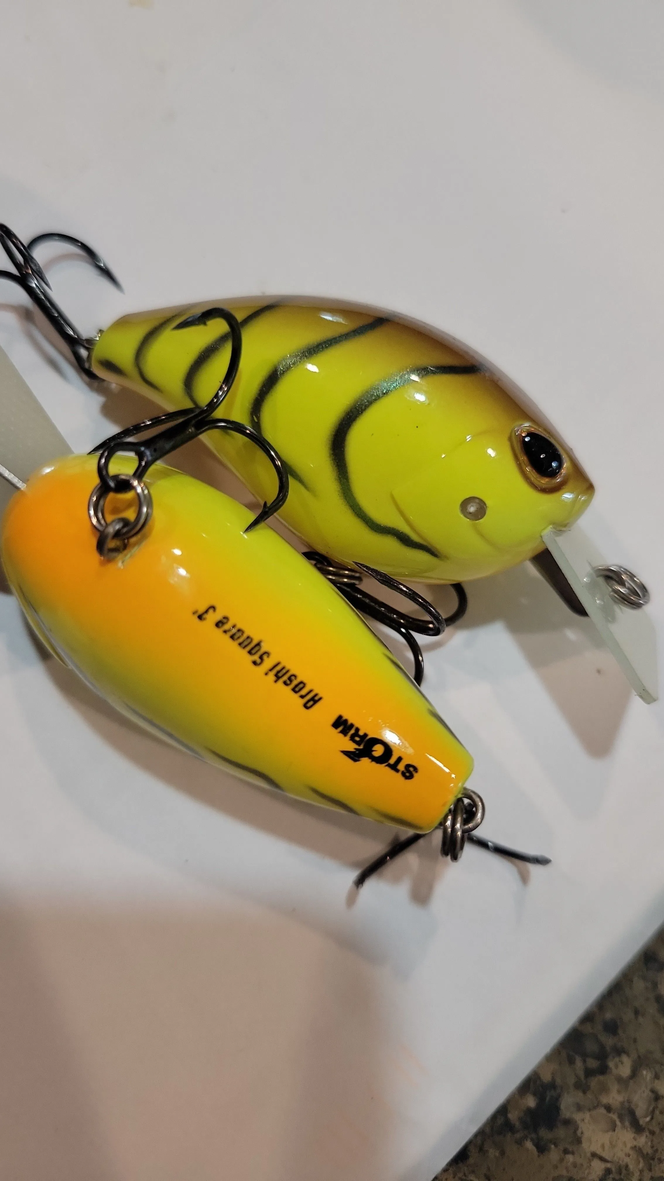 Product image for Storm Arashia Square 3 Squarebill chart crankbait discontinued 
