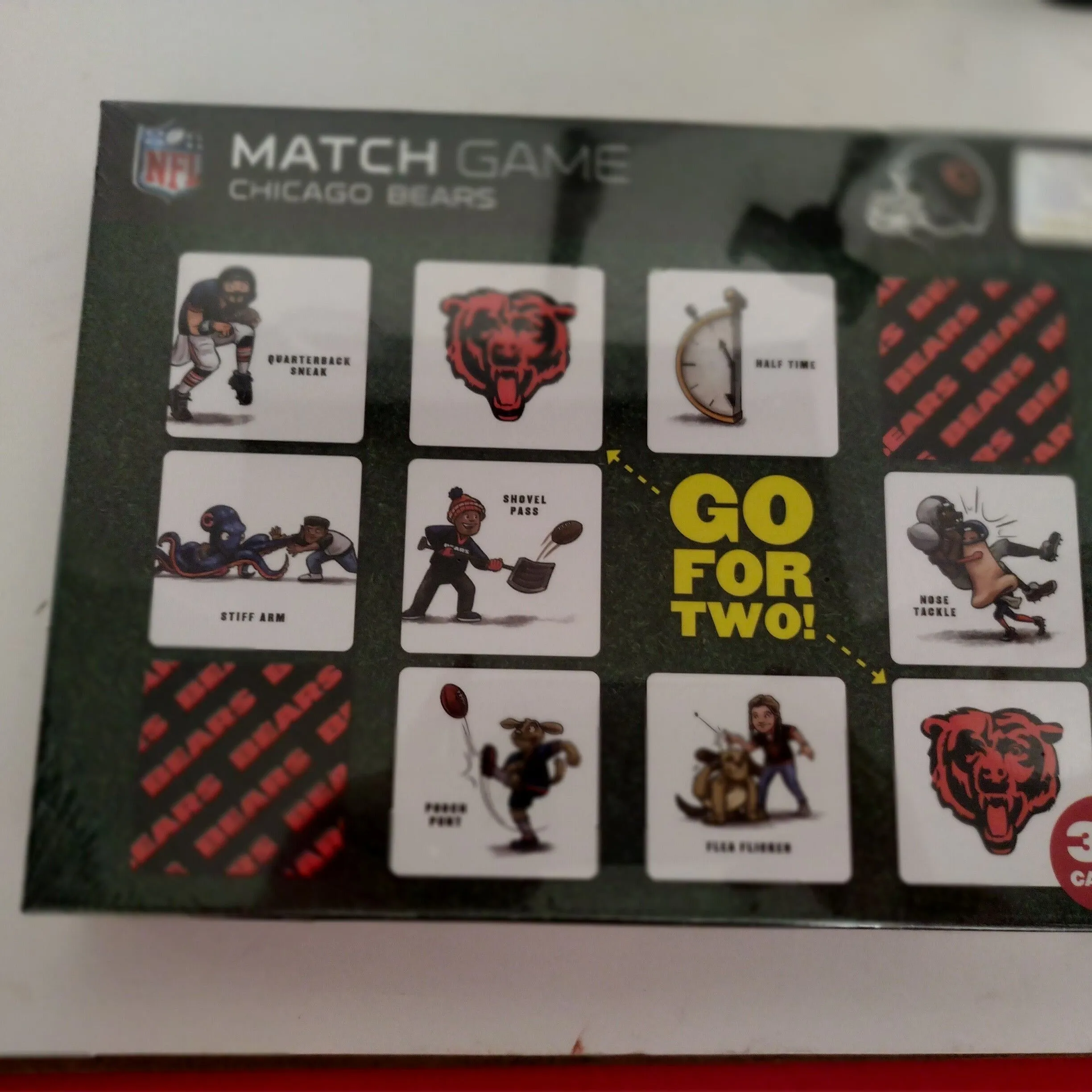 Product image for NFL Chicago Bears Memory Match Game Sealed NEW