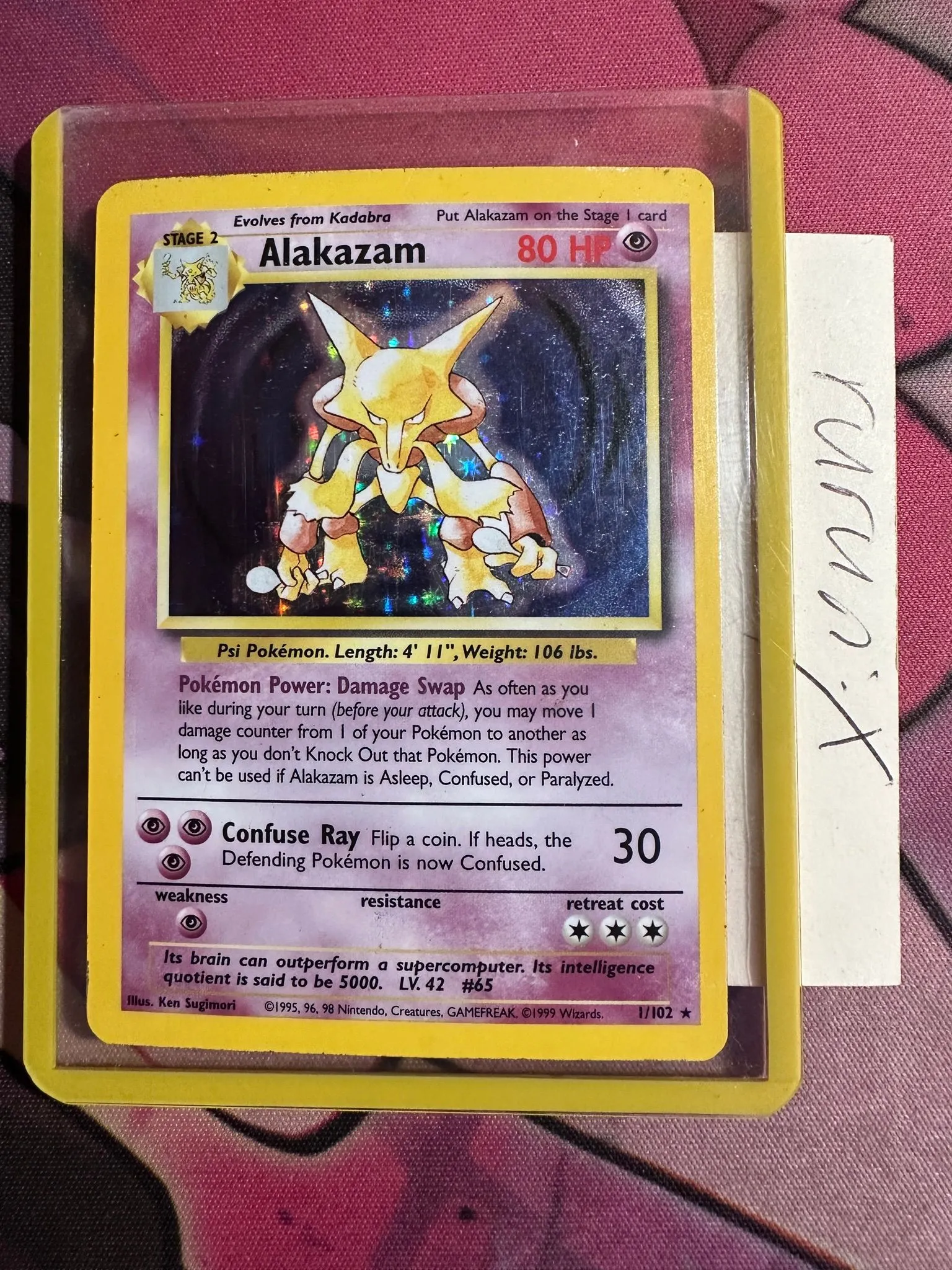 MP Pokemon Alakazam 001/102 / Holo Rare Base Set (BS)  Whatnot: Shop,  Sell, Connect
