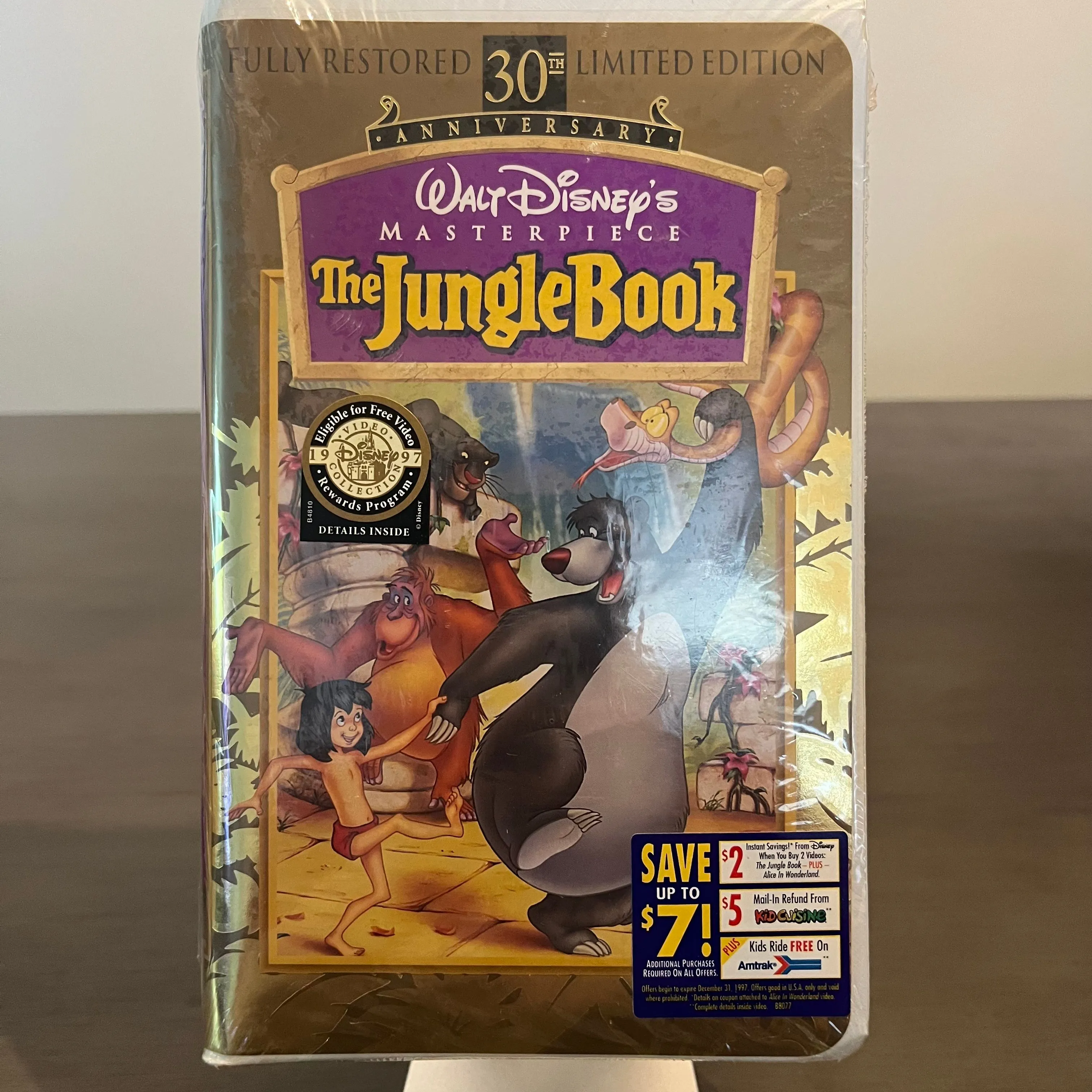 Product image for Disney The Jungle Book VHS Sealed