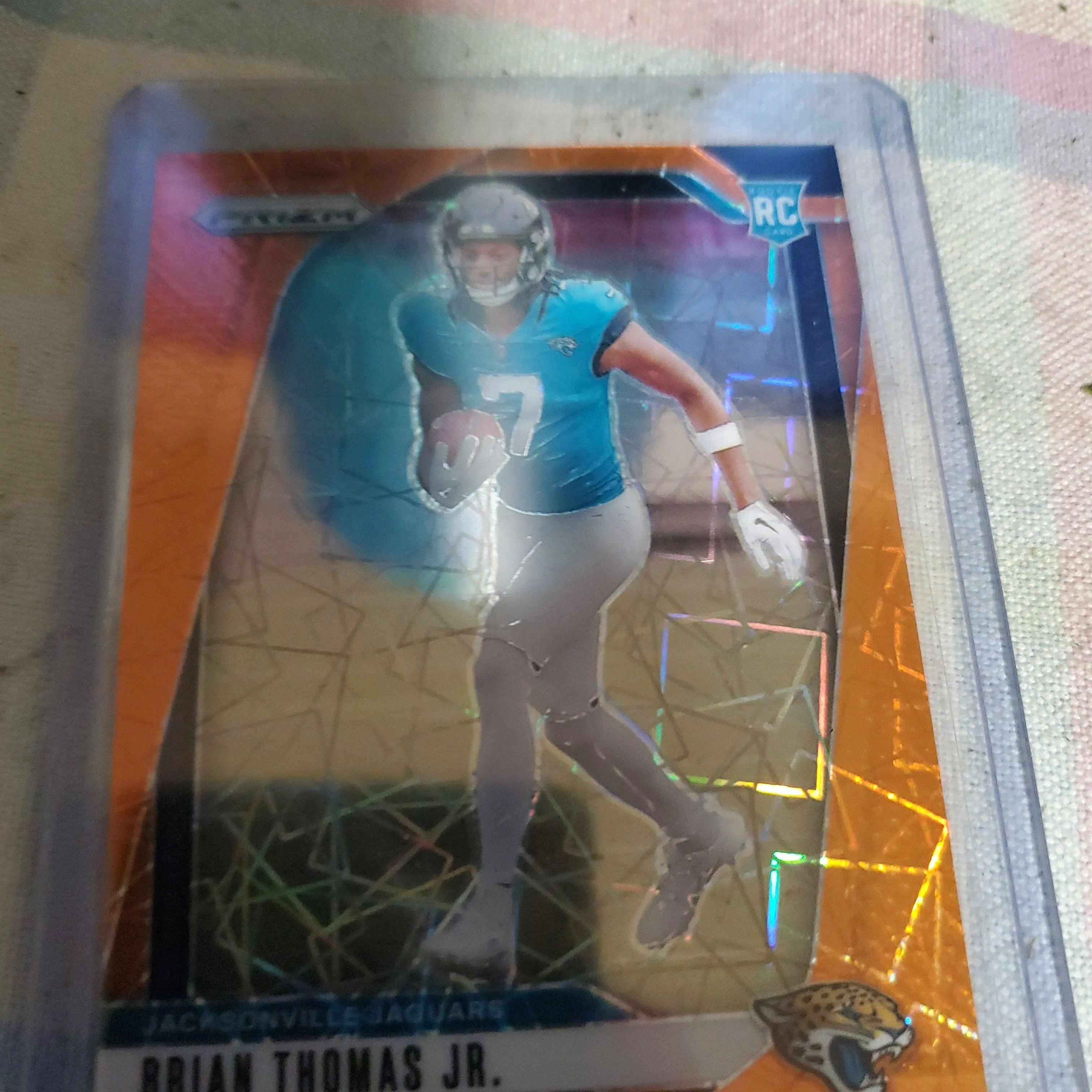 Product image for 2024 Panini Prizm - Rookies Lazer Prizm #314 Brian Thomas Jr. (RC)