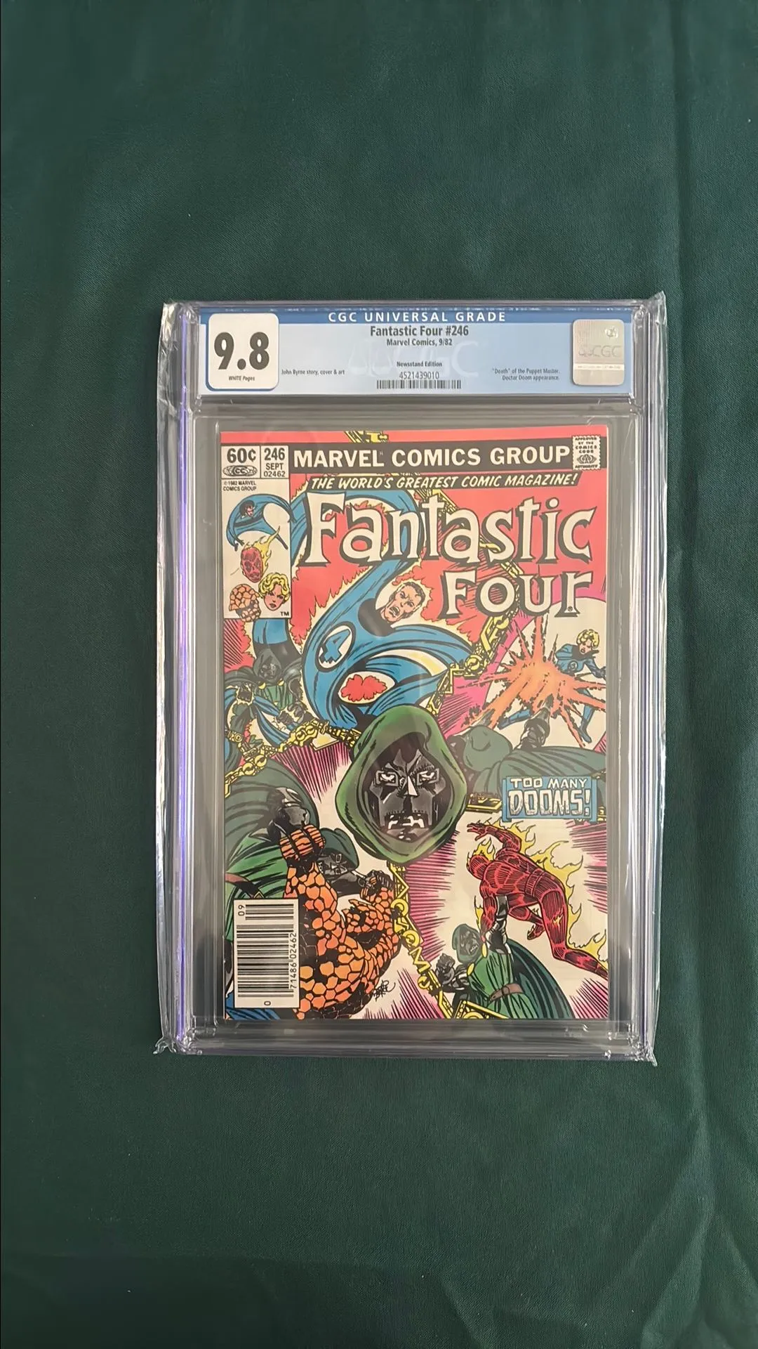 Product image for Fantastic Four #246 - Newsstand Edition CGC 9.8