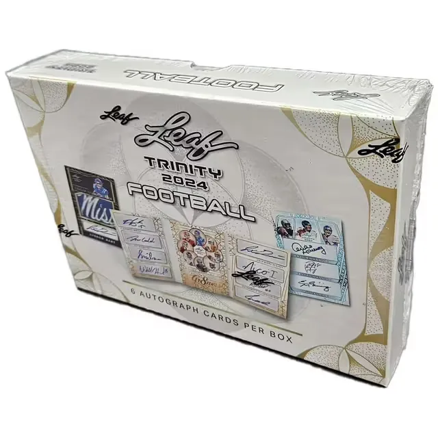 Product image for 2024 Leaf Trinity Football Hobby Box