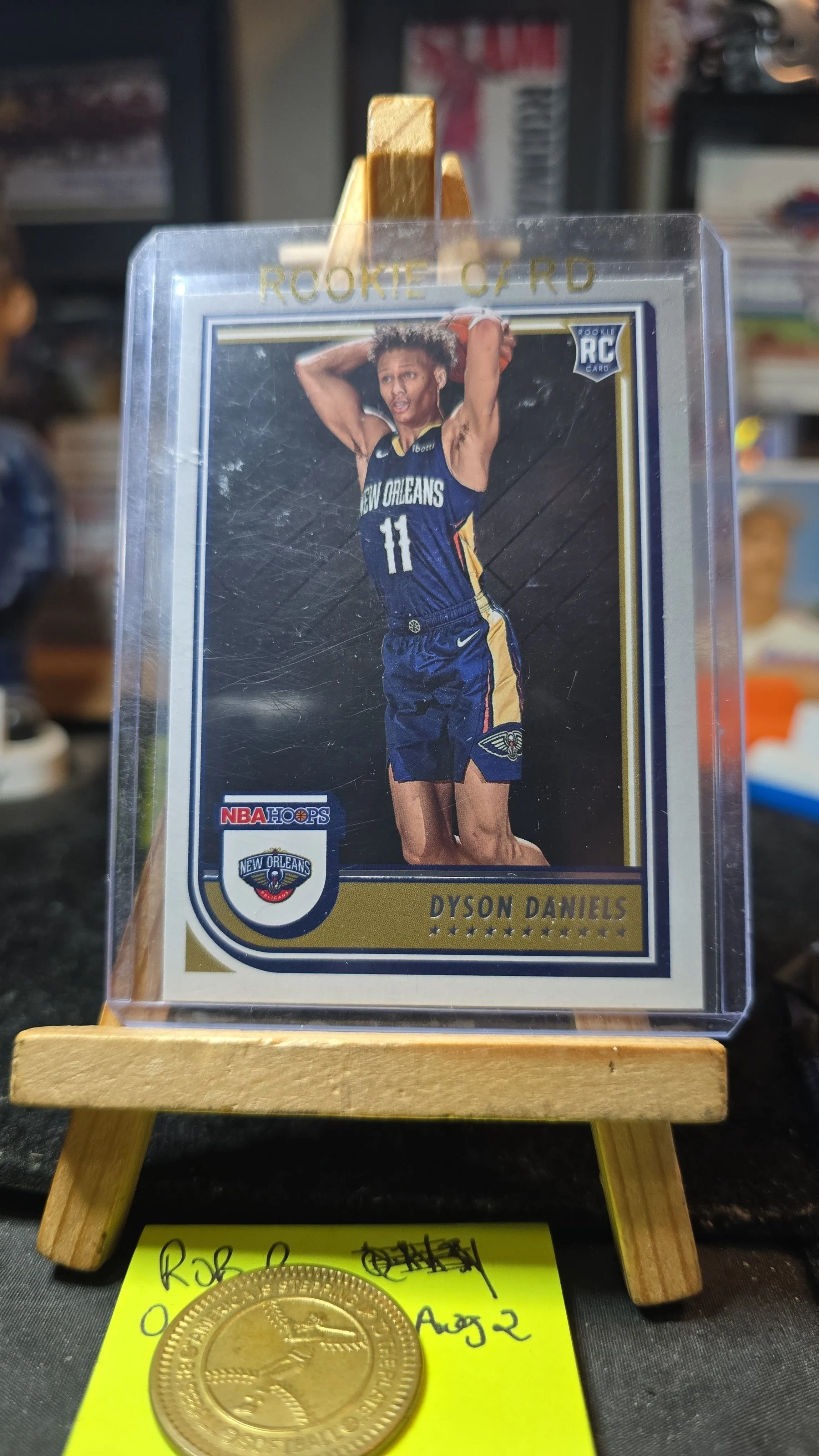 Product image for 2022-23 panini NBA hoops DYSON DANIELS RC