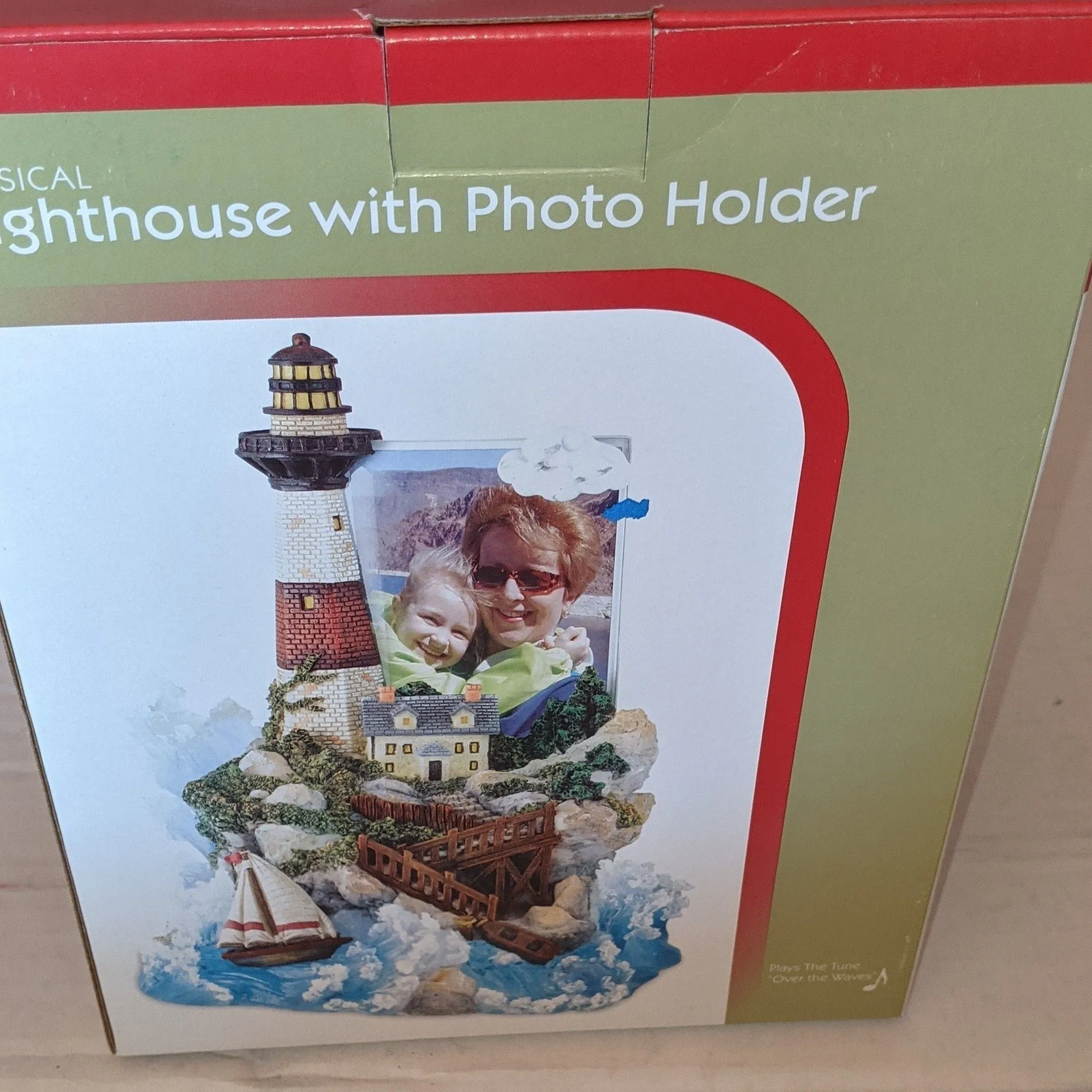 Product image for Lighthouse Statue with photo holder New in Box